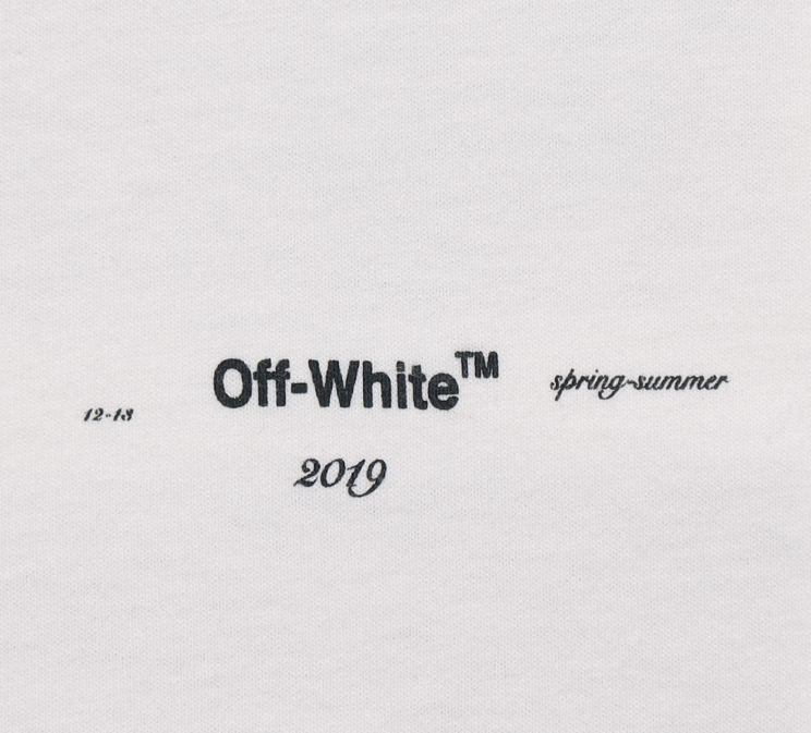 170 高版本OFF-WHITE C/O VIRGIL ABLOH 19ss水彩莫奈油画箭头短袖T恤