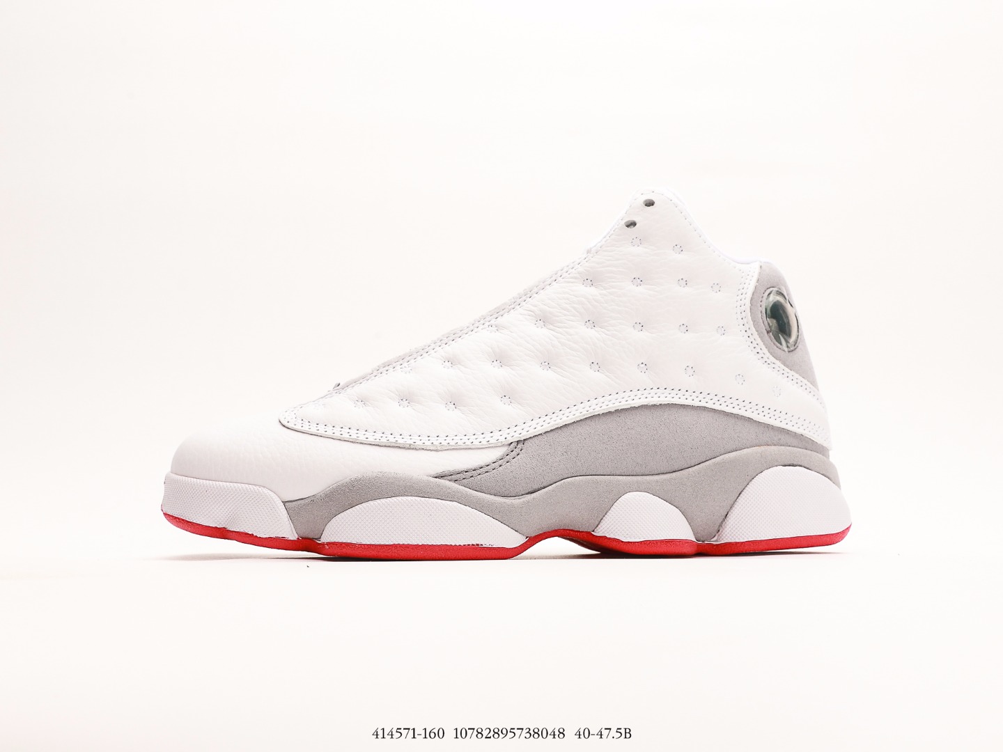 Jordan Air Jordan 13 Retro Wolf Grey AJ13 Joe 13 Wolf Grey Head Layer Real Carbon Real Cat's Eye El 