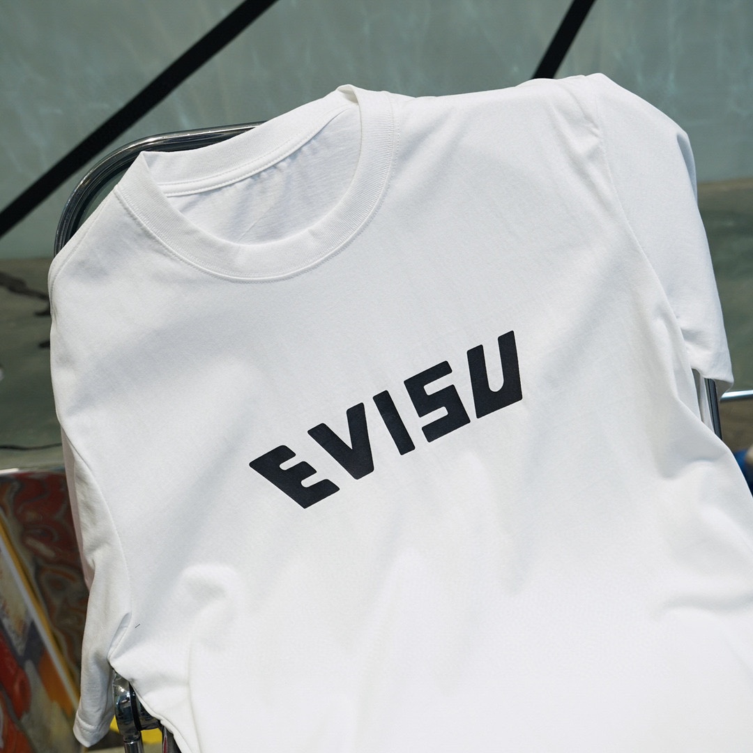 高版本EVISU/福神海浪与龙首神鱼大M印花短袖