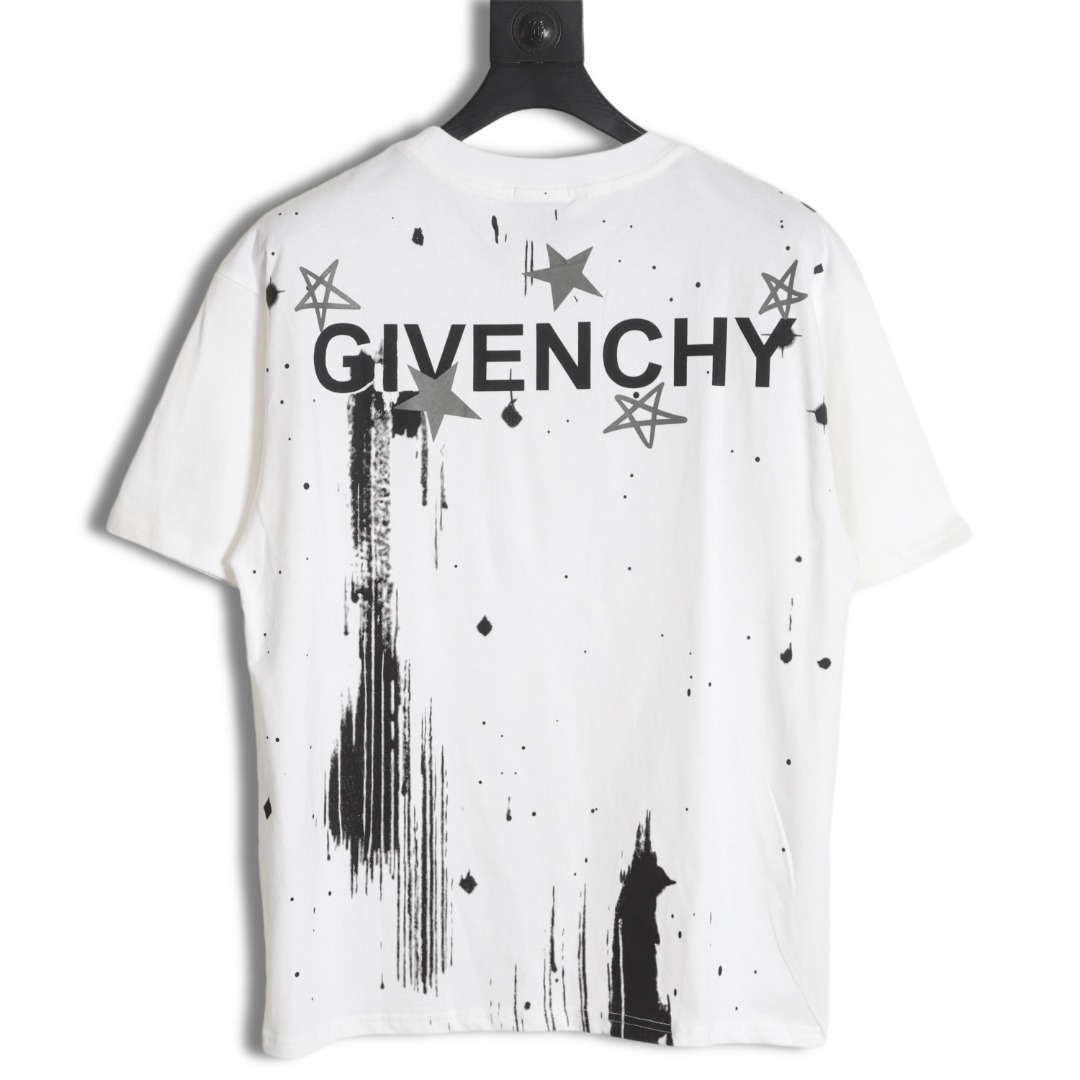 GIVENCHY 纪梵希GVC 五角星字母印花短袖