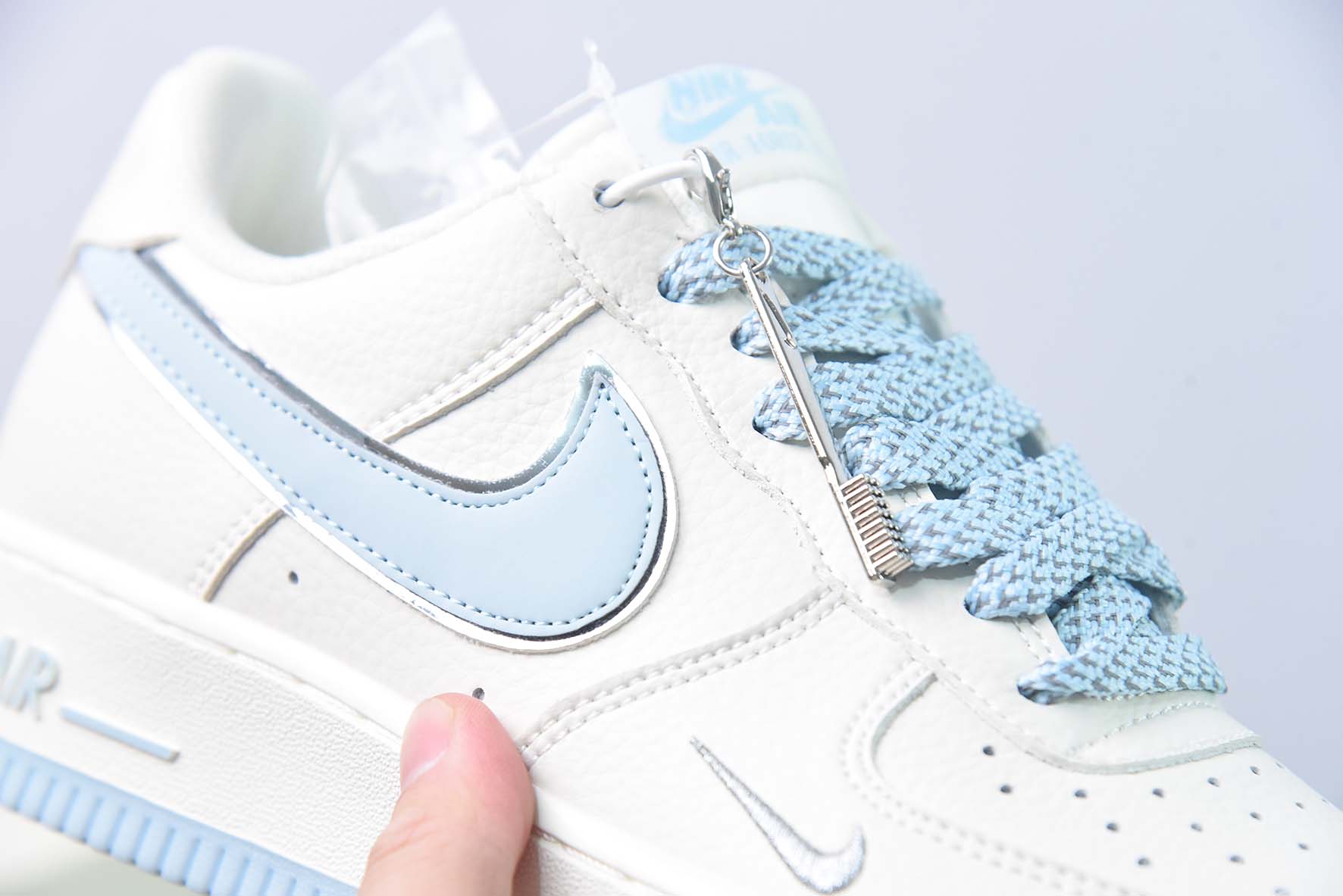 Nike Air Force 1 Low '07 小勾 天蓝满天星 低帮空军一号休闲板鞋 货号:JJ0253-008