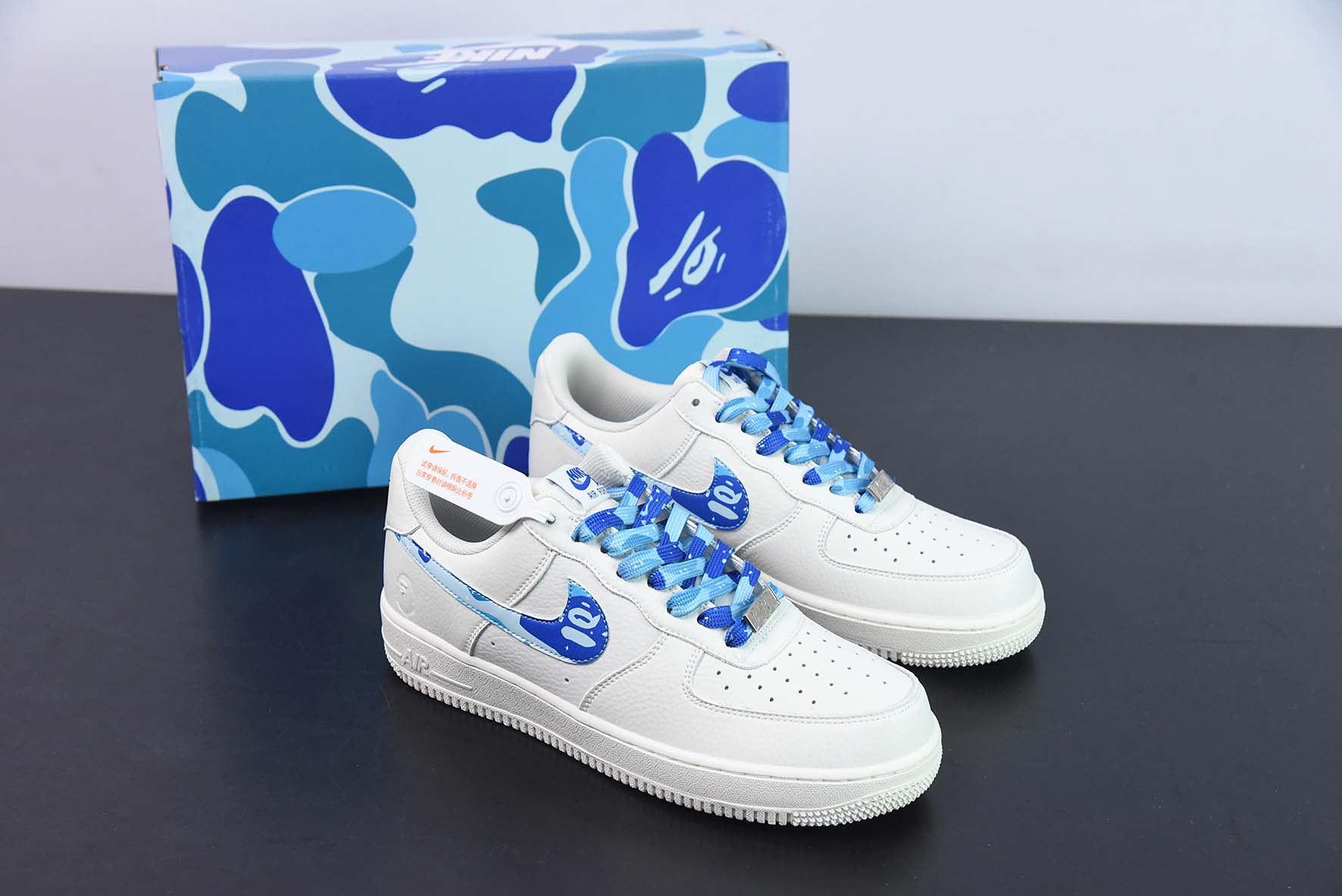 Nk Air Force 1'07 Low 猿人头联名 空军一号低帮休闲板鞋 货号：AA1356-116
