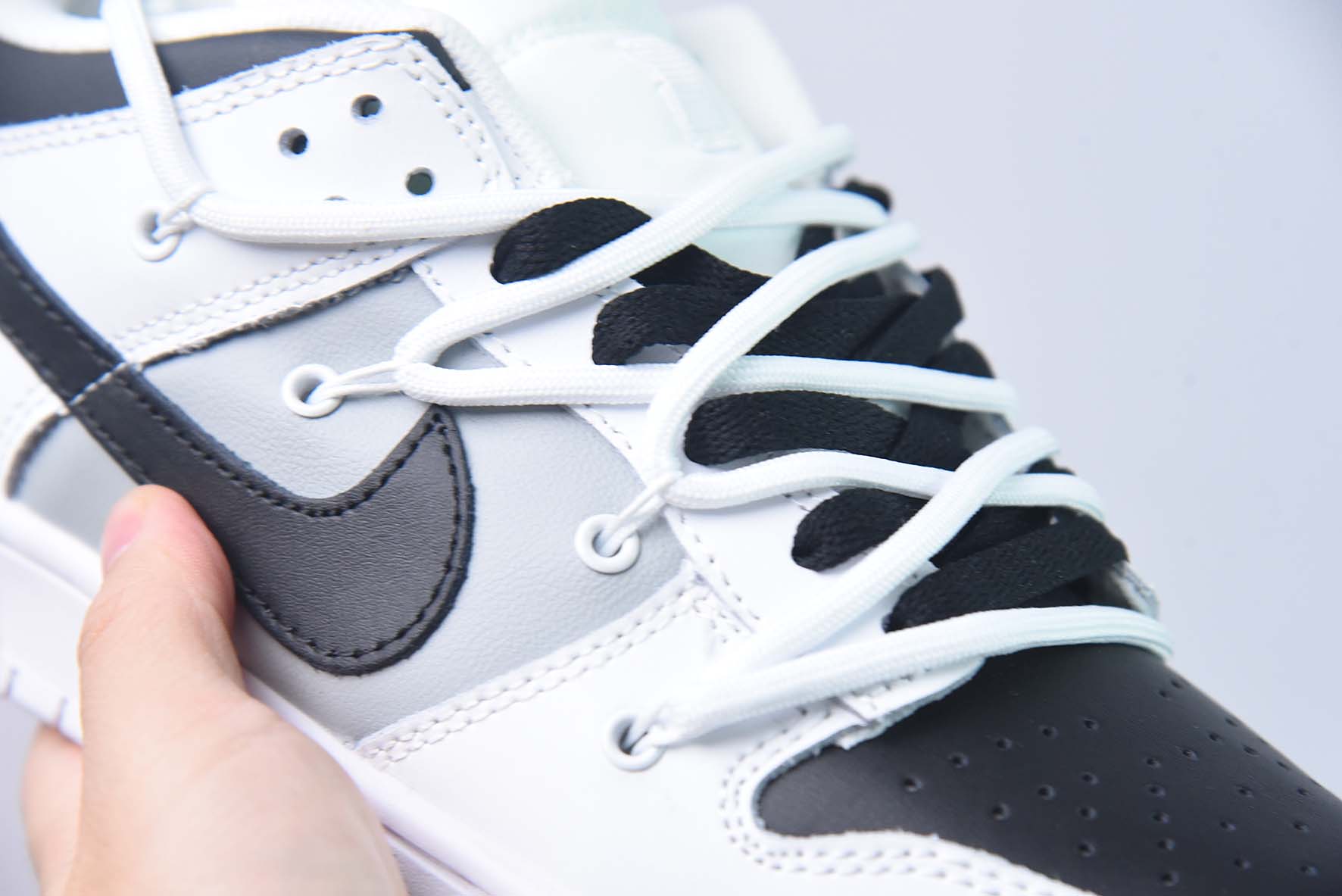 NK Dunk Low SB低帮解构绑带黑白灰低帮运动鞋 货号：DJ6188-101
