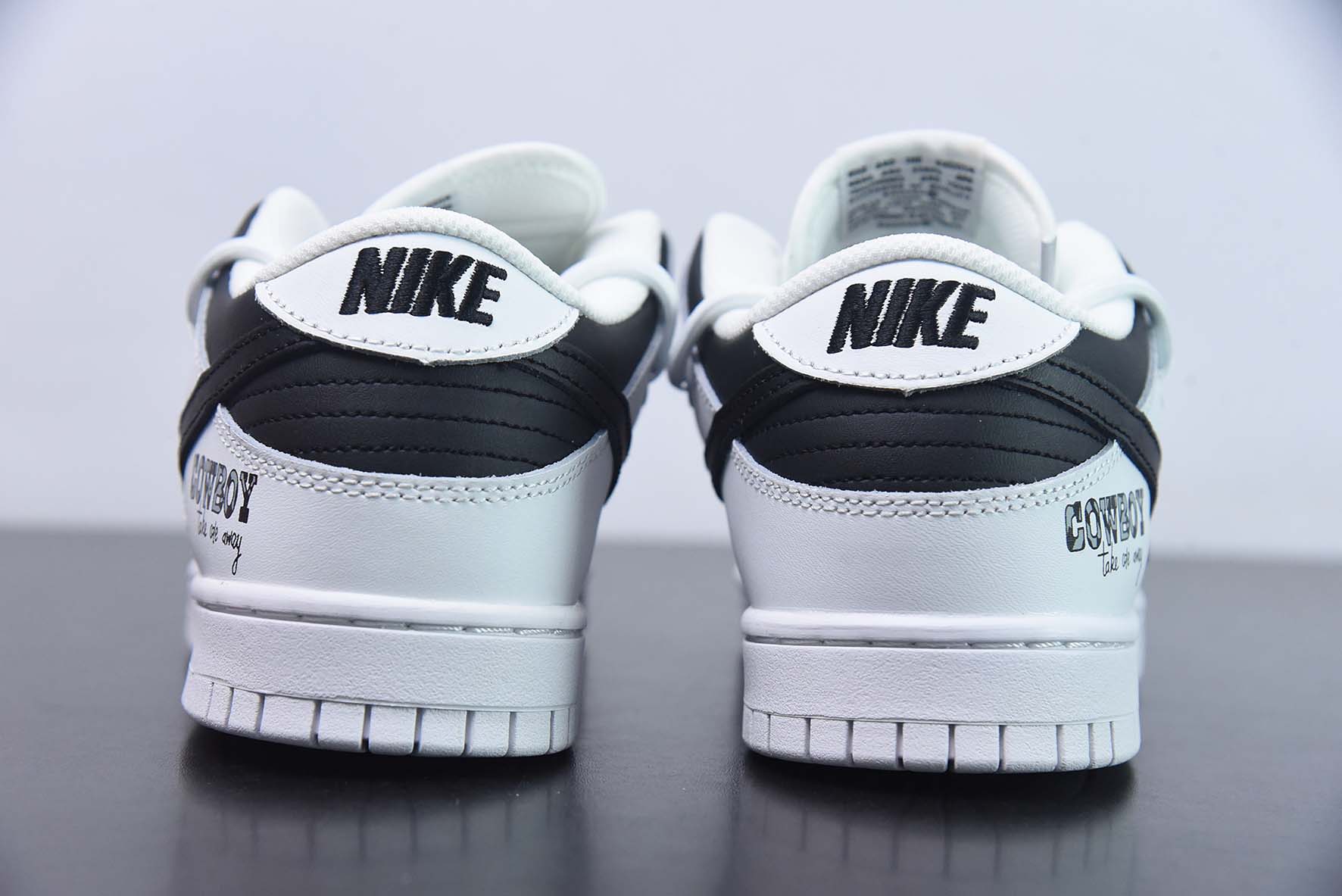 NK Dunk Low SB低帮解构绑带黑白灰低帮运动鞋 货号：DJ6188-101