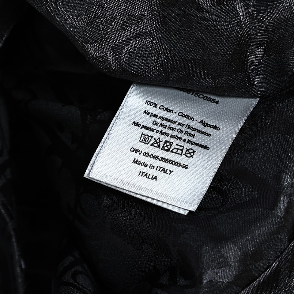 220 DIOR/迪奥CD 23SS丝绸镂空提花老花长袖衬衫