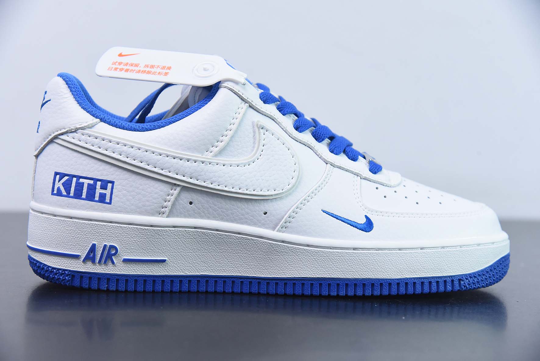 XAV17147838 Kith x Nk Air Force 1 '07 Low colaboración blanco zafiro Air Force One low top zapatillas casuales, número …