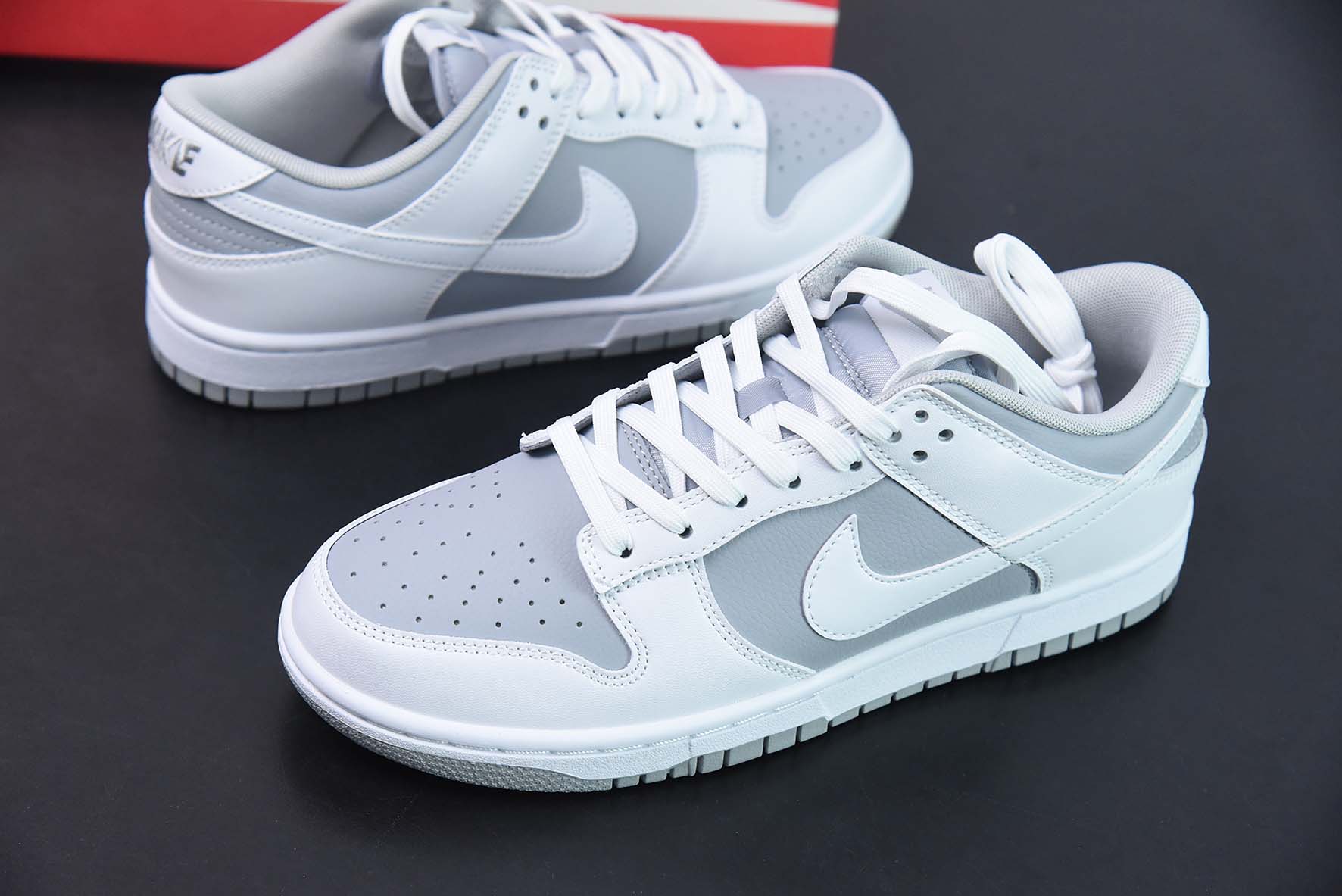 Nike Dunk Low 低帮休闲板鞋 白灰 货号：DJ6188-003