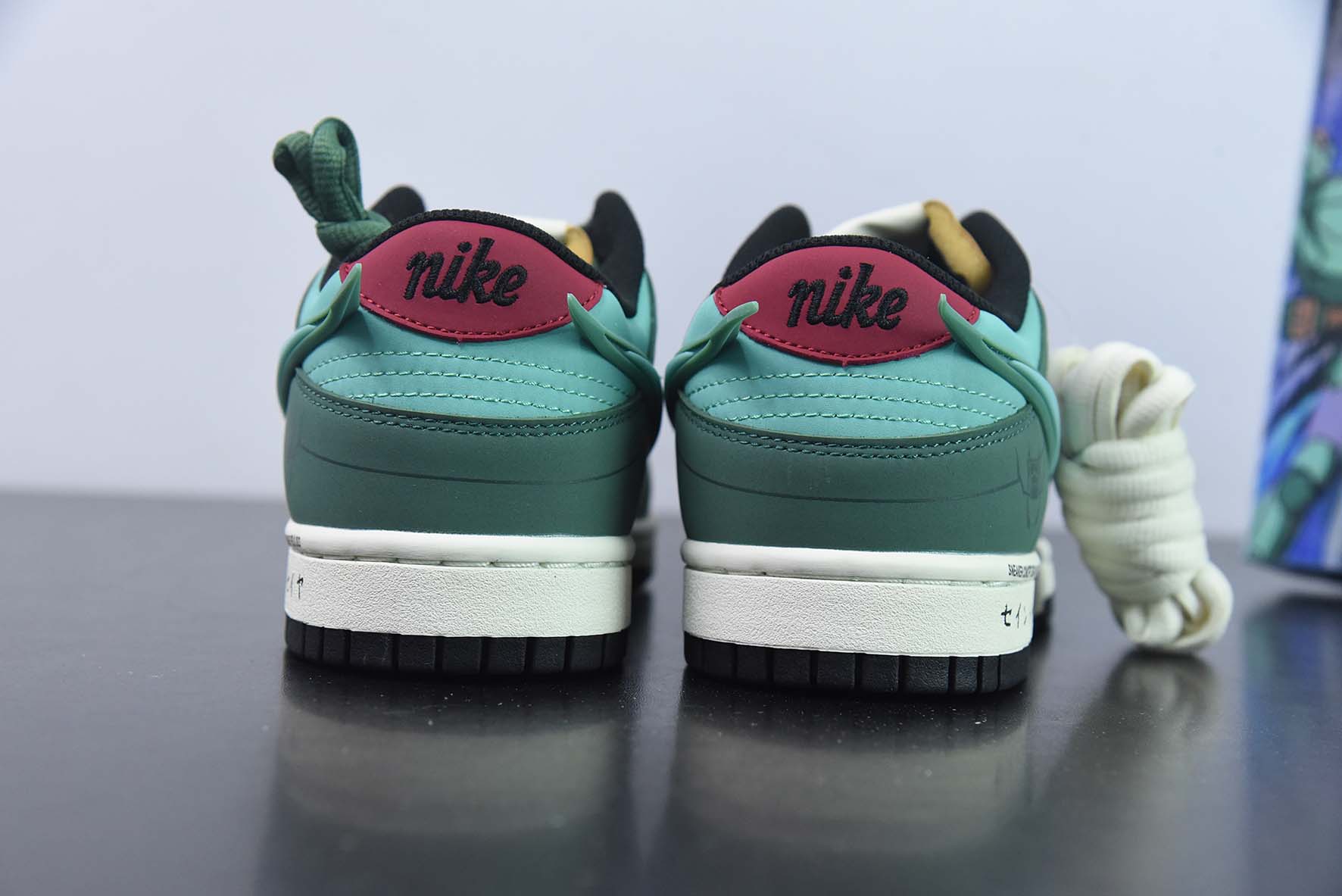Nike SB Dunk Low"Saint"扣篮系列低帮休闲运动滑板板鞋“深绿米白紫龙圣斗士”ZD2356-156