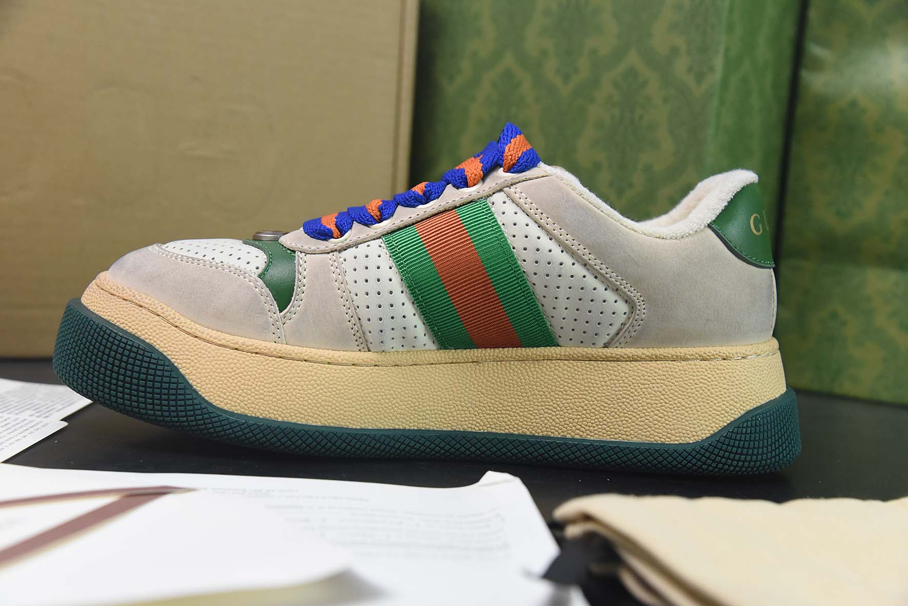 Gucci 古驰 Screener 厚底脏脏鞋 厚底增高系列