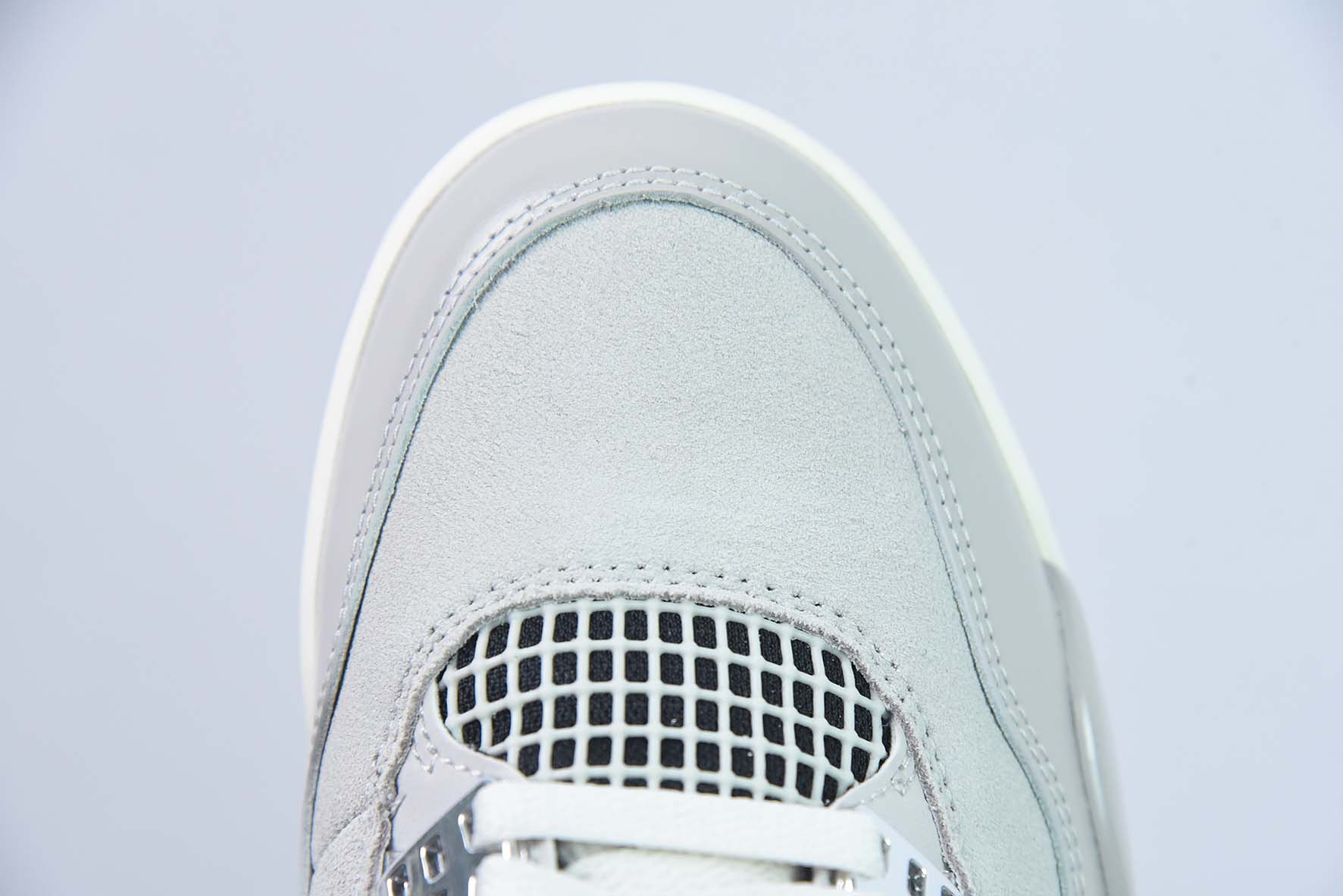 Air Jordan AJ4 Retro AJ4电镀银运动鞋 货号：AQ9129-001