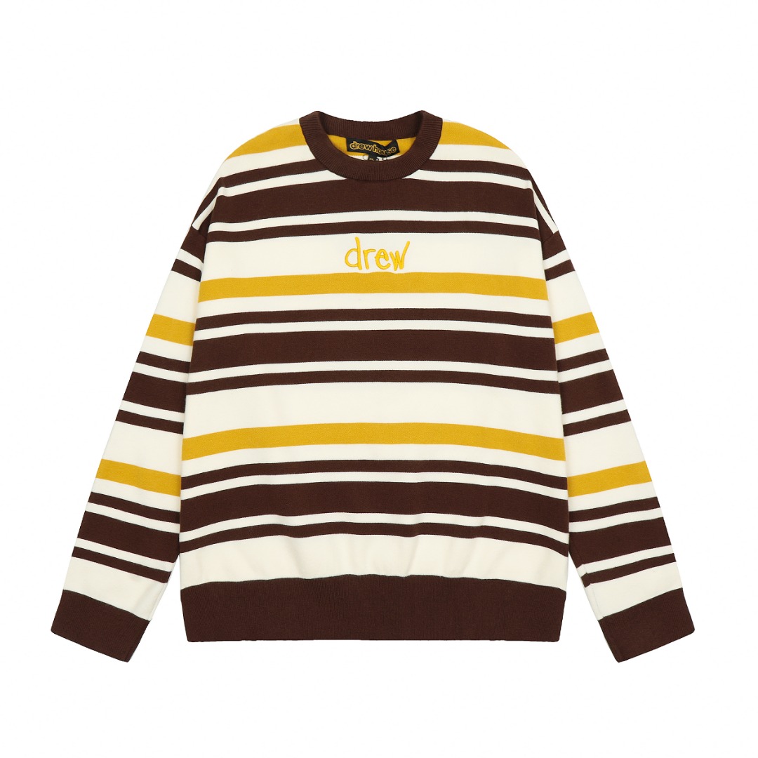 High-Quality Wool Crochet Sweater with Smiley Face Embroidery: ZGL DR 33#