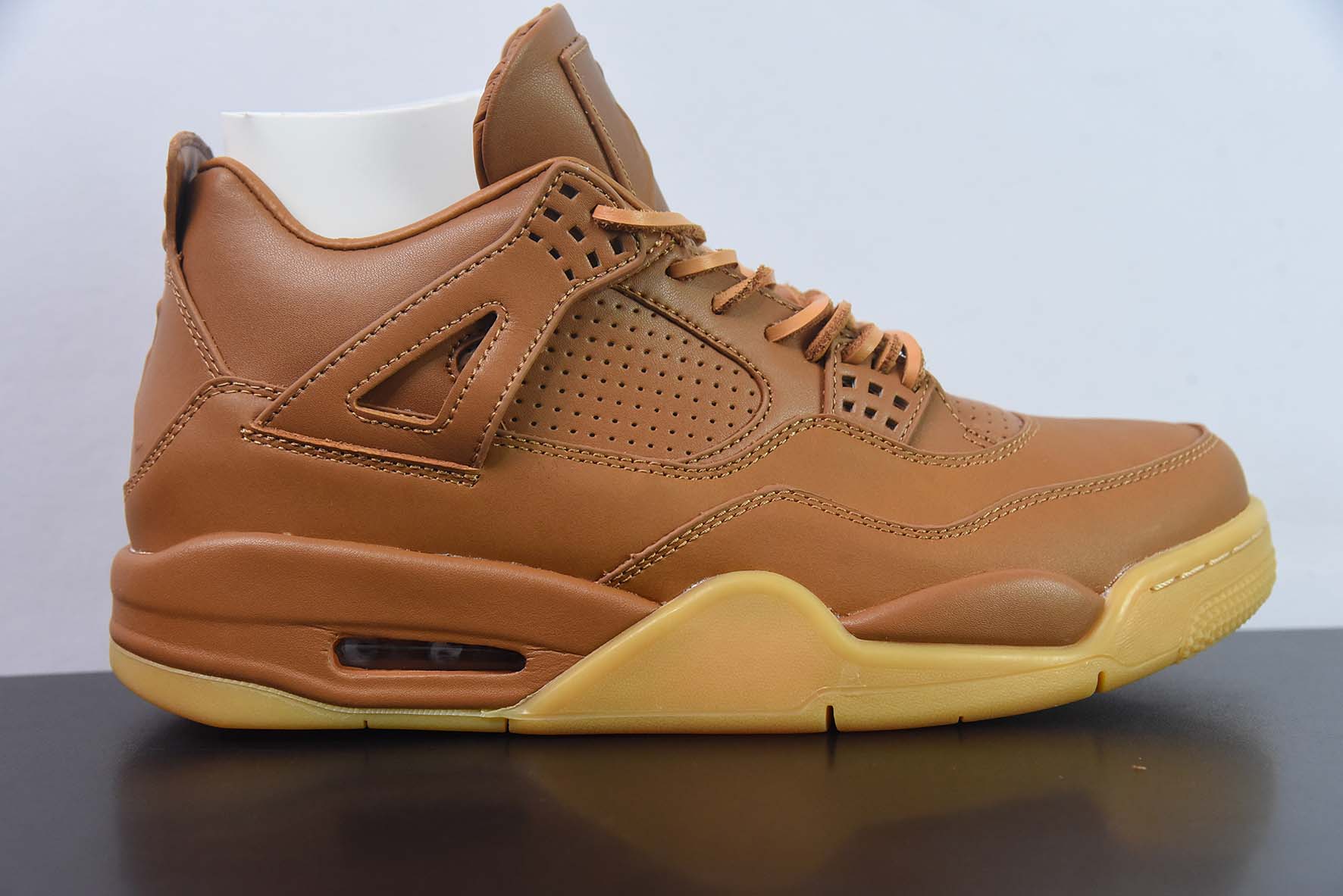 Air Jordan AJ4 Retro Snakeskin 巅峰小麦黄运动鞋 货号：819139-205