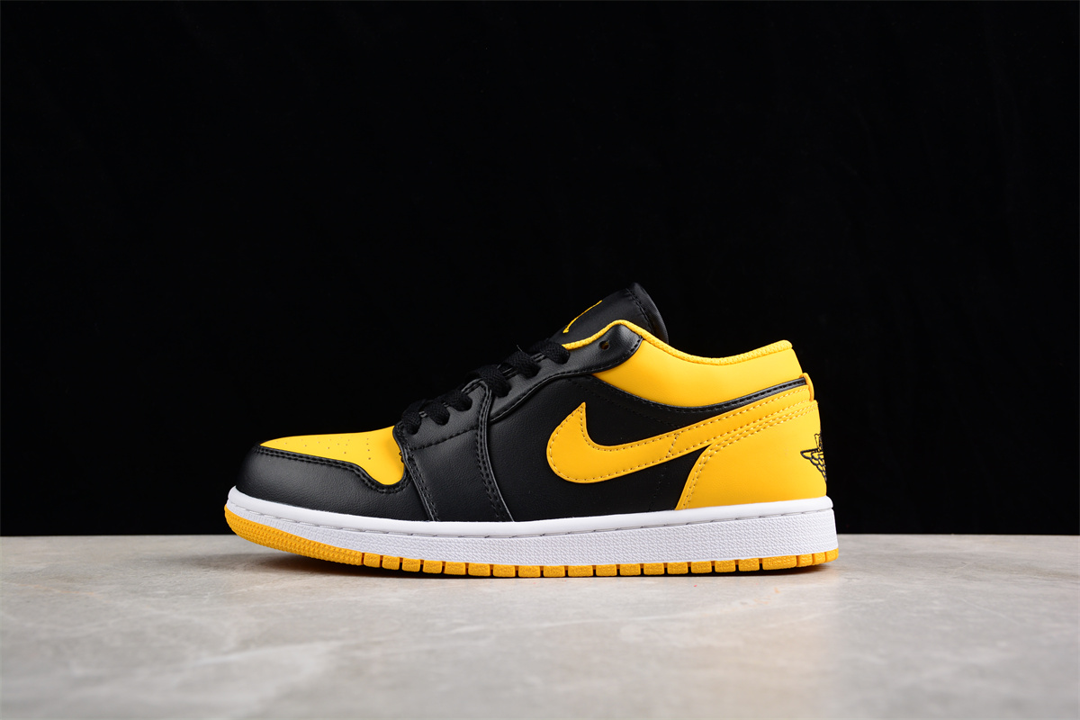 Air Jordan 1 Low OG "Yellow Ochre" AJ1 乔1黑黄 低帮文化休闲板鞋 553558-072