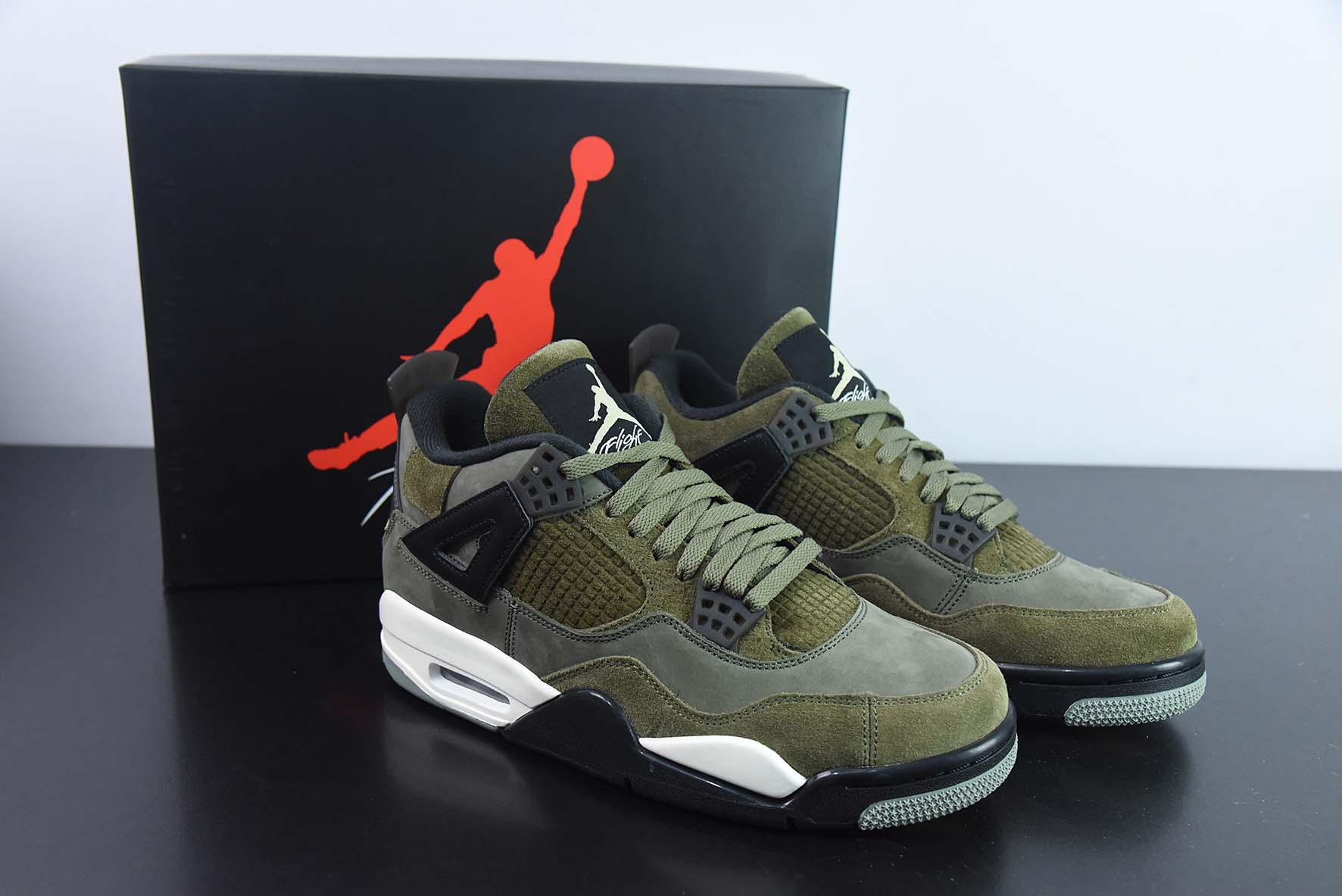 Air Jordan 4  " Olive Canvas" AJ4乔4 文化篮球鞋 货号：FB9927-200