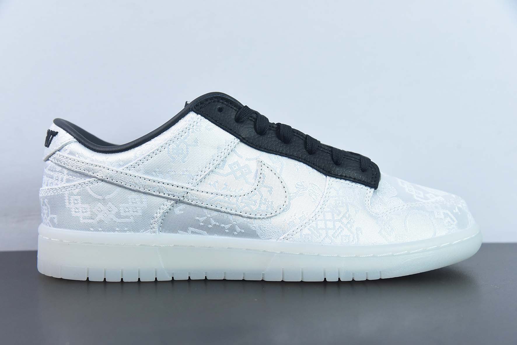PFE40334548 Clot x Fragment x NK Dunk Low colaboración triple de Fujiwara seda blanca, número de artículo: FN…