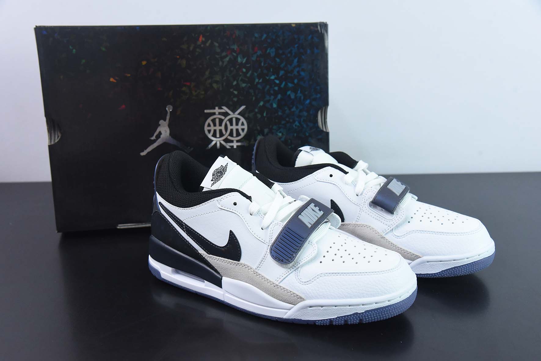Nike Air Jordan Legacy 312 Low 乔丹最强三合一混合版 AJ312 炫彩 黑蓝 货号:DV1719 100