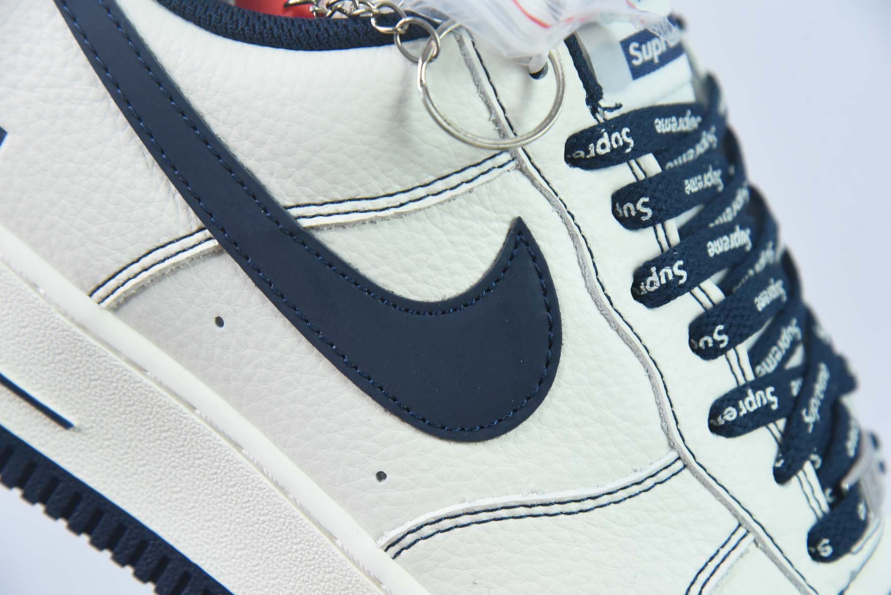 NK Air Force 1‘07 Low 深蓝 联名款 空军一号低帮休闲板鞋 货号:SU0220-005
