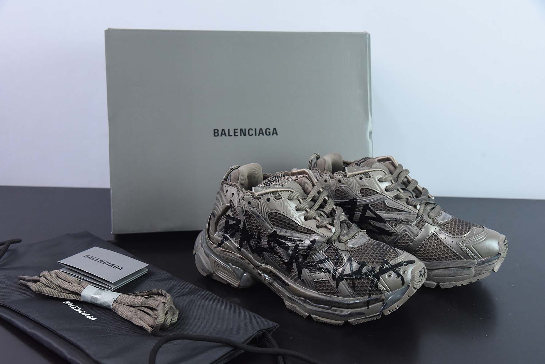 BALENCIAGA Runner Sneaker 巴黎世家七代慢跑系列低帮复古野跑潮流运动鞋老爹鞋