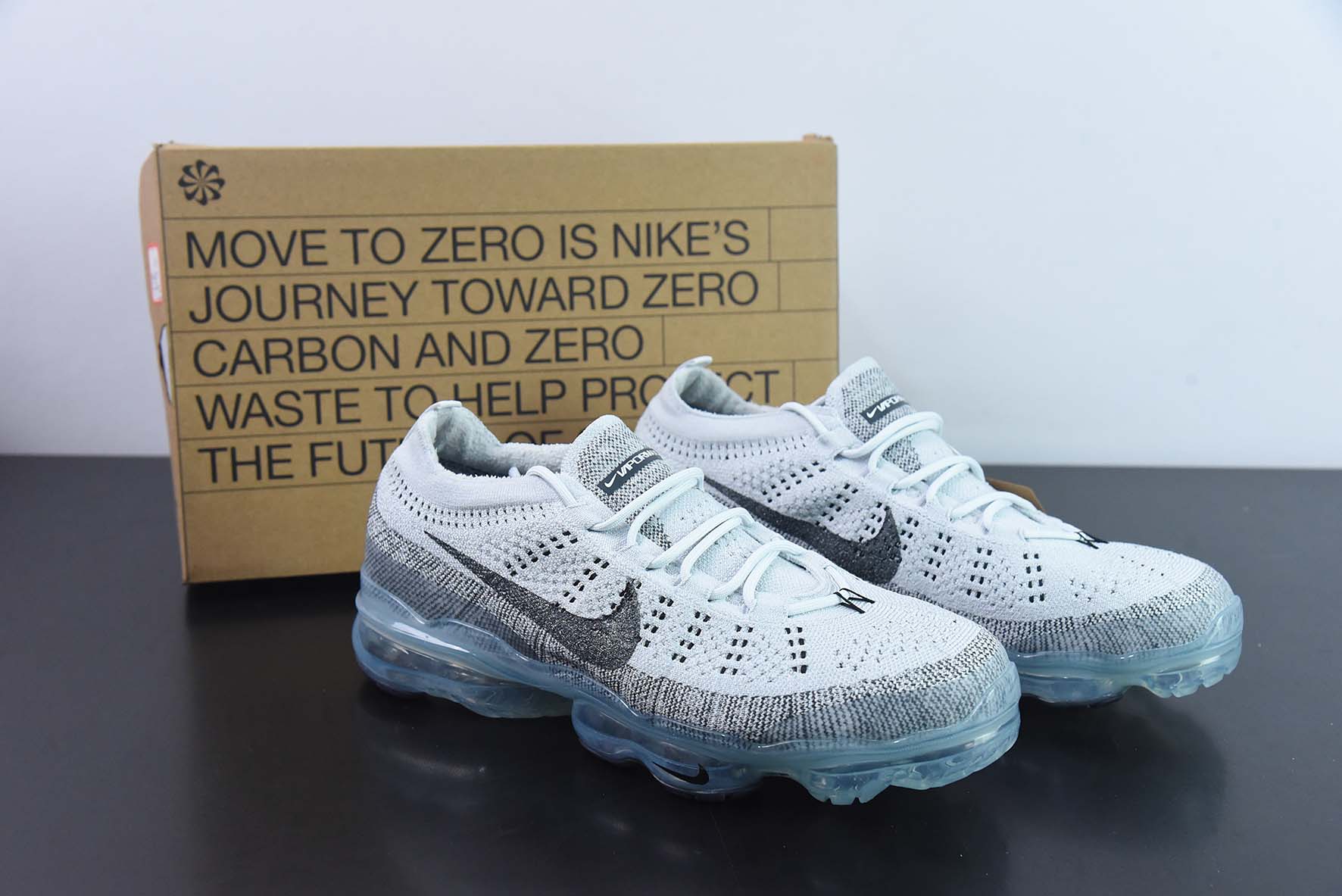 Nk Vapormax 2023 Flyknit 耐克2023飞织透气休闲全掌大气垫跑鞋 货号:DV1678-004