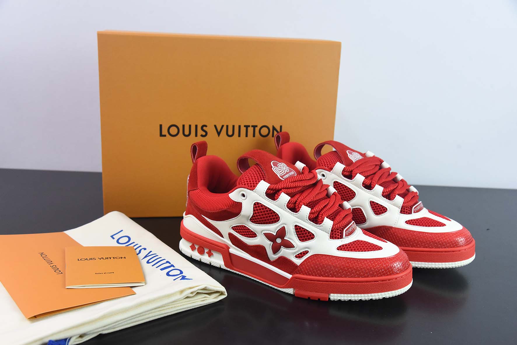 LV/路易威登 2023 驴家最新款 LV「面包鞋 Sk8 」