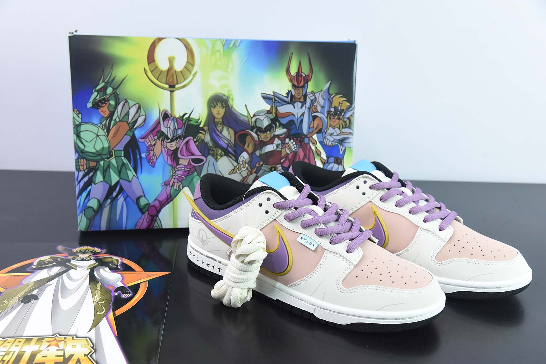Nike SB Dunk Low飞翼系列 圣斗士星矢 雅典娜 低帮休闲运动滑板板鞋 货号:ZD2356 155