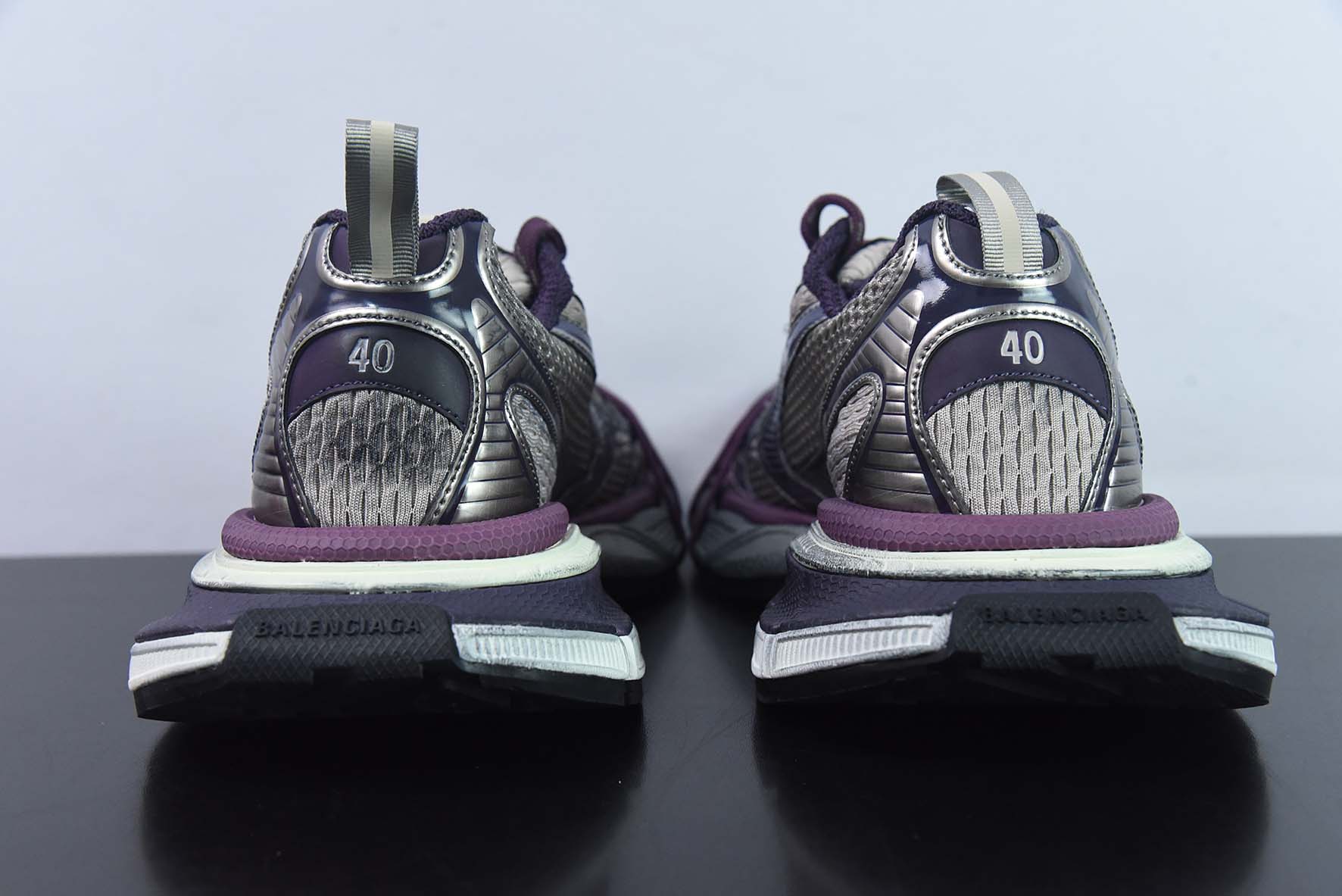 BALENCIAGA 3XL Sneakers 巴黎世家十代网布系带低帮走秀复古老爹鞋