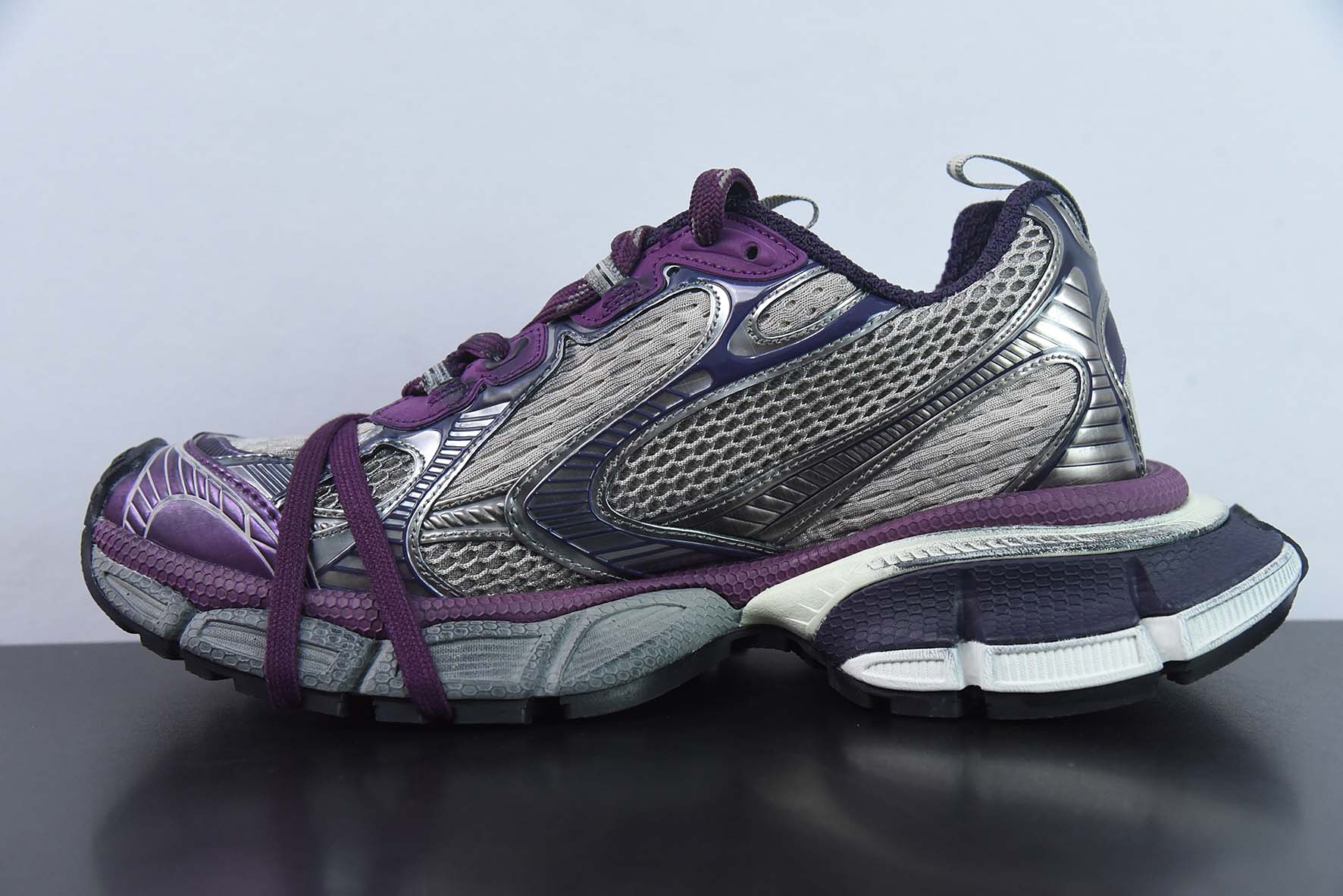 BALENCIAGA 3XL Sneakers 巴黎世家十代网布系带低帮走秀复古老爹鞋