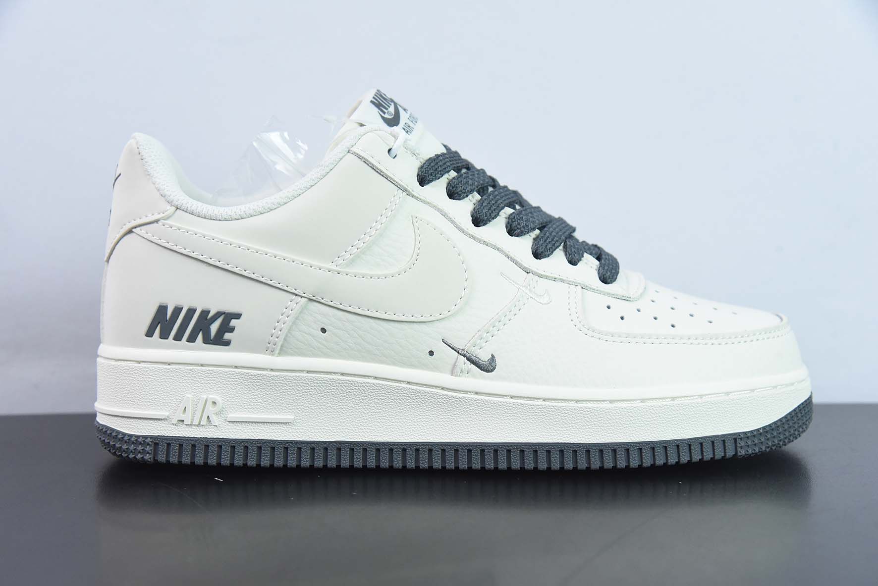 ZAK89929334 Nike Air Force 1 Low beige blanco pequeño swoosh Air Force 1 low top deportivas casual skate shoes número d…