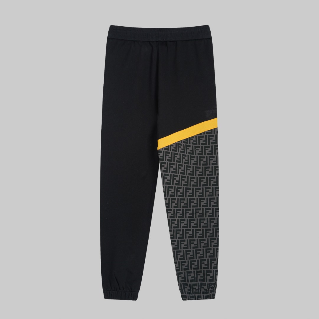 “BJK FINDI FF FF PHY Long Pants: High-Quality Cow Belly Fabric, Comfortable and Stylish” - 图片 2