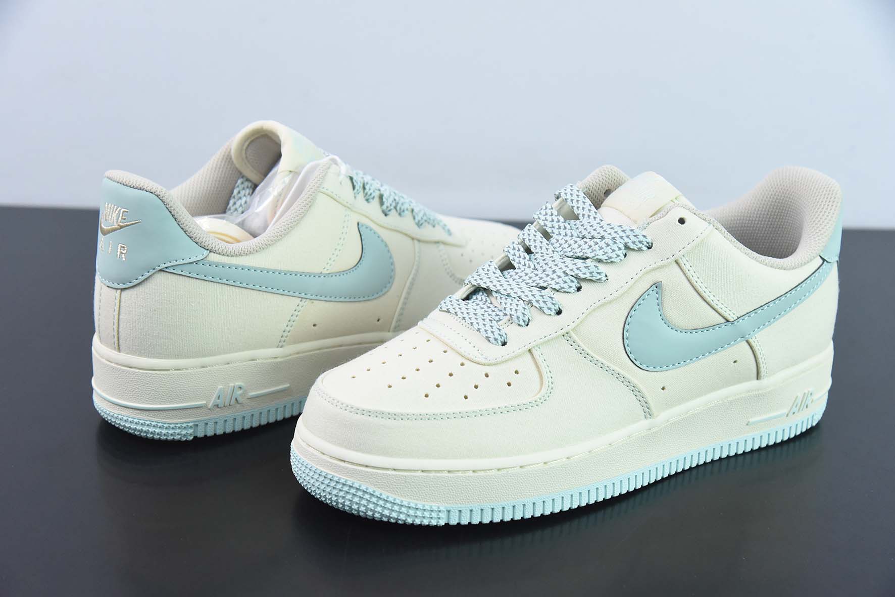 Nike Air Force 1 Low 空军一号低帮运动休闲板鞋米白蓝 满天星 货号:TQ1456 277
