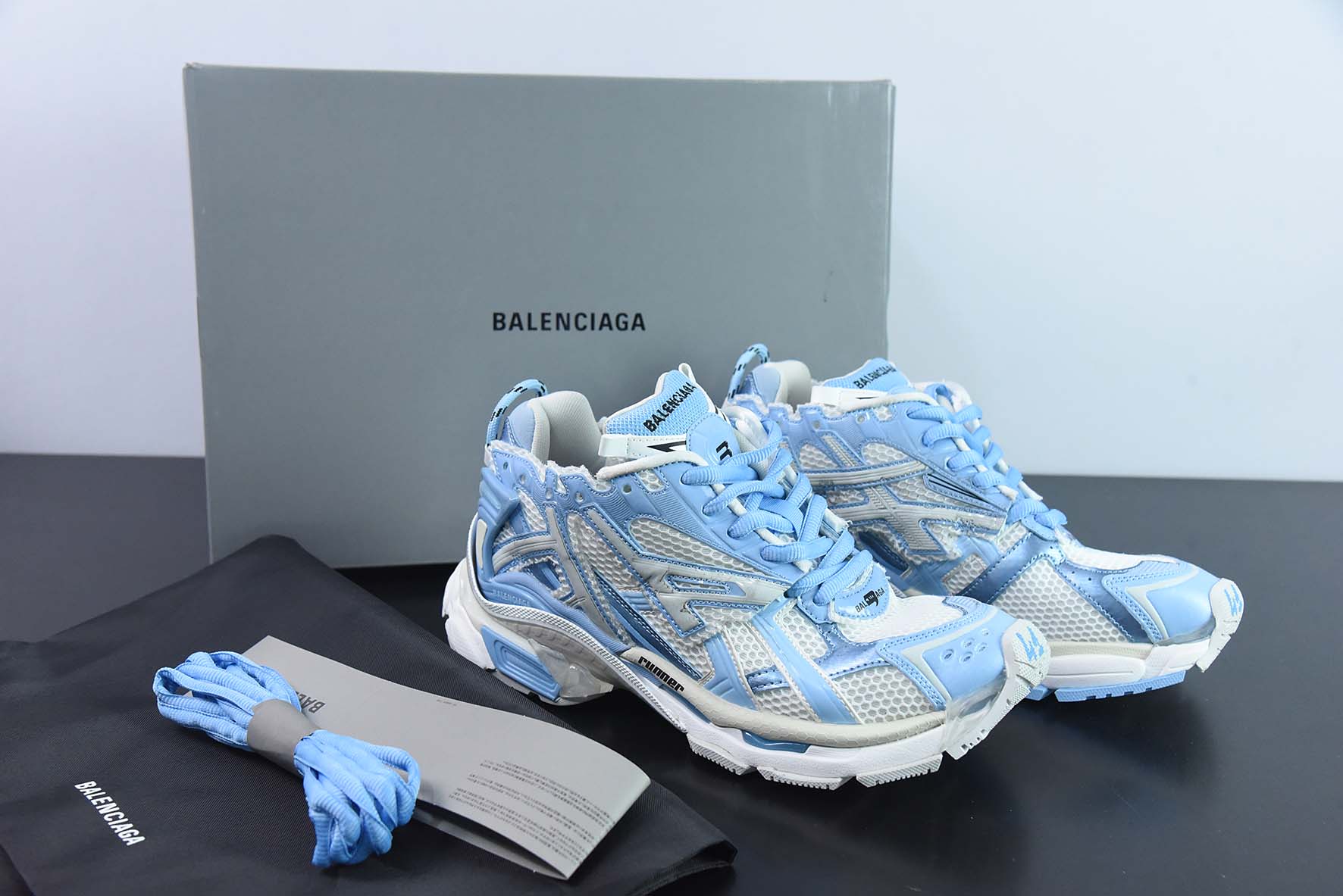 BALENCIAGA Runner Sneaker 巴黎世家七代慢跑系列低帮复古野跑潮流运动鞋老爹鞋