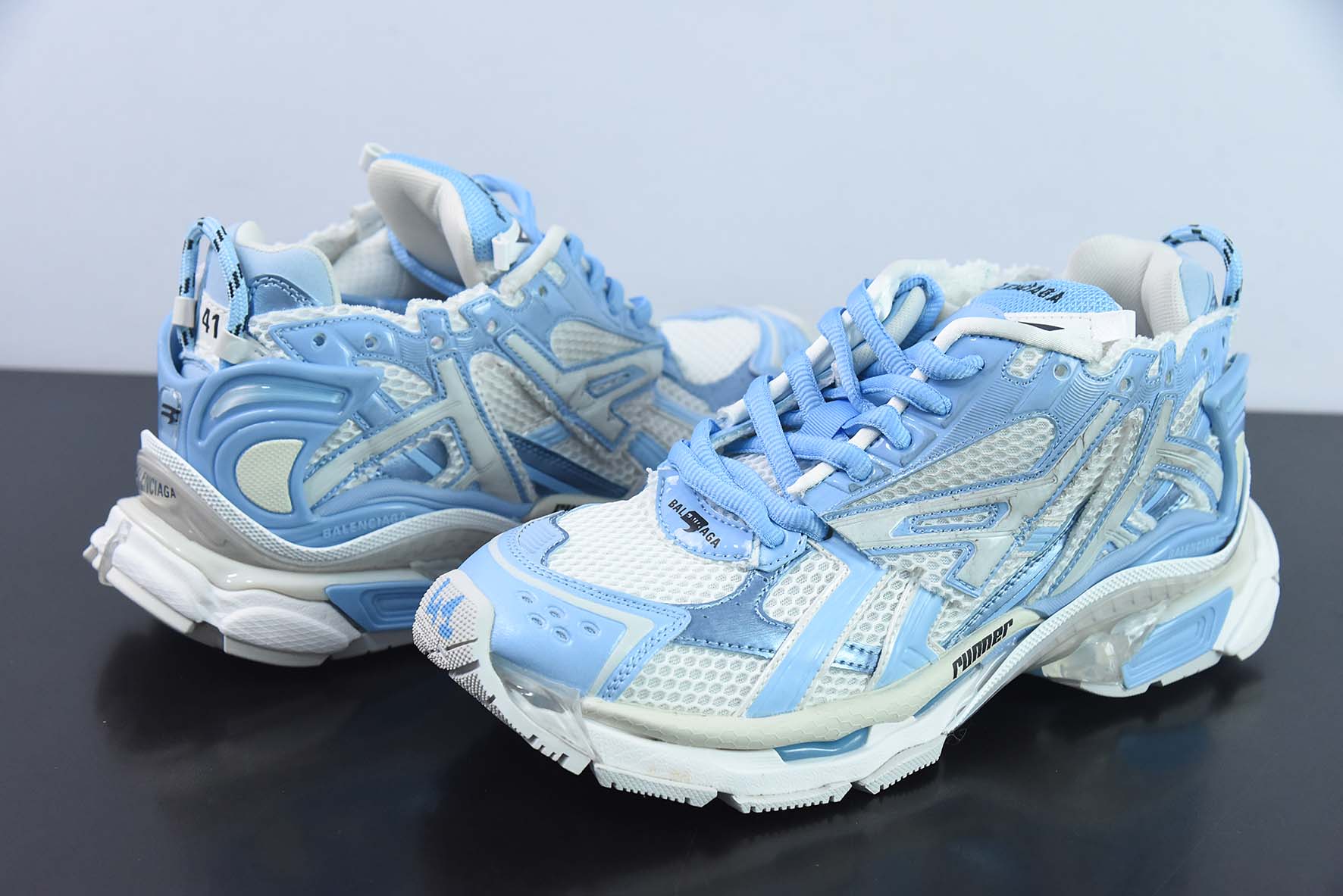 BALENCIAGA Runner Sneaker 巴黎世家七代慢跑系列低帮复古野跑潮流运动鞋老爹鞋