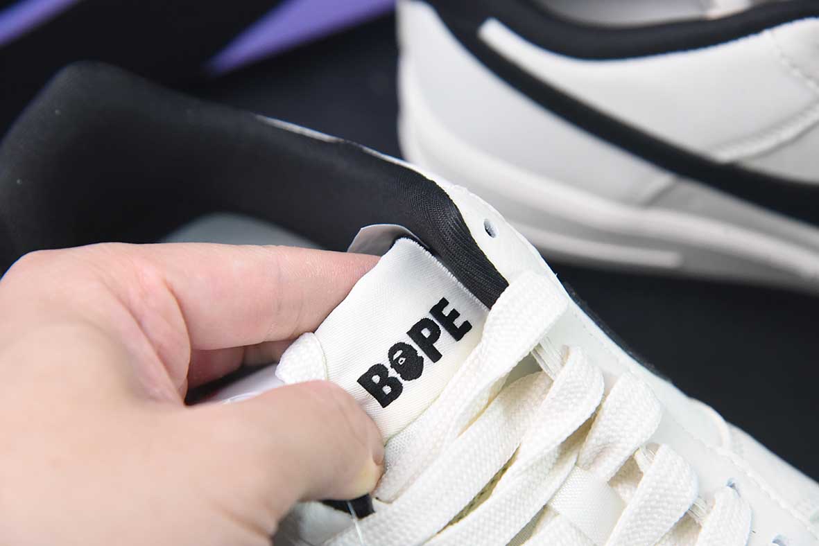 Nike Air Force 1 Low 07 BAPE拼接米白黑低帮运动鞋BS9055 746