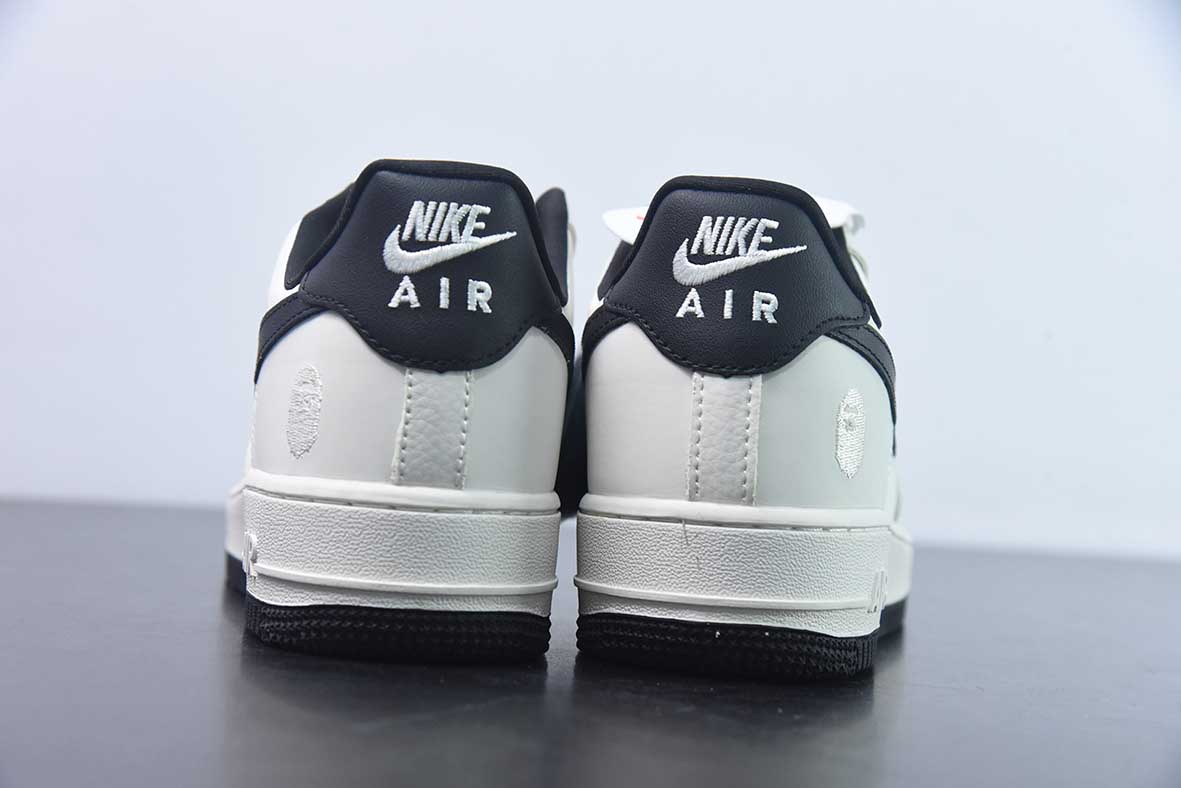 Nike Air Force 1 Low 07 BAPE拼接米白黑低帮运动鞋BS9055 746