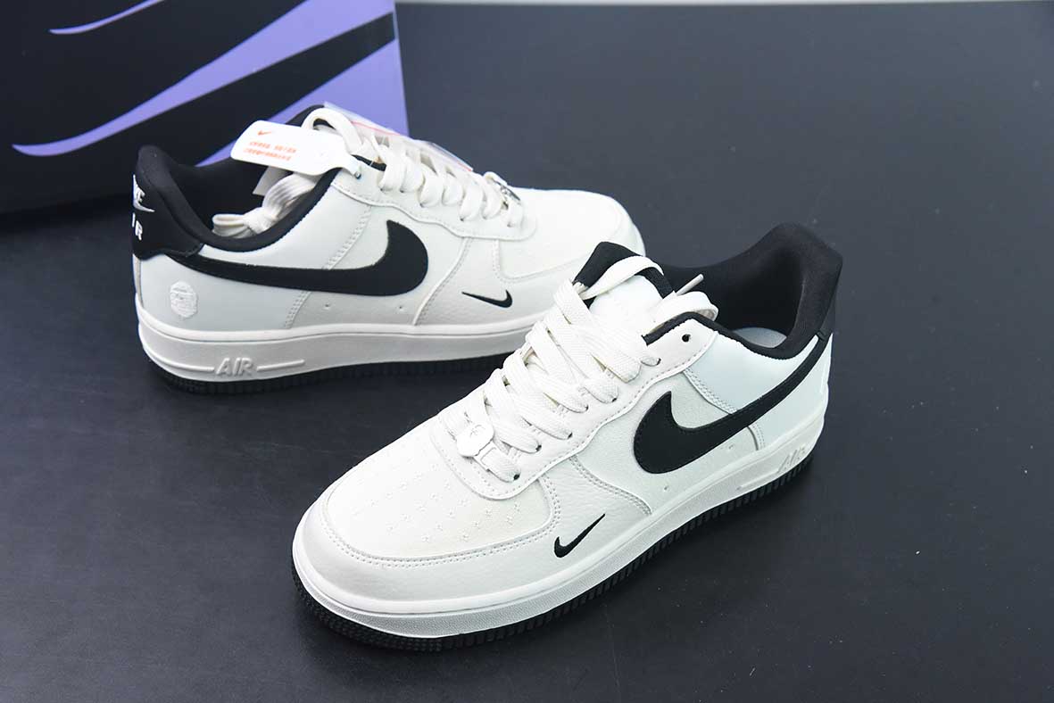 Nike Air Force 1 Low 07 BAPE拼接米白黑低帮运动鞋BS9055 746