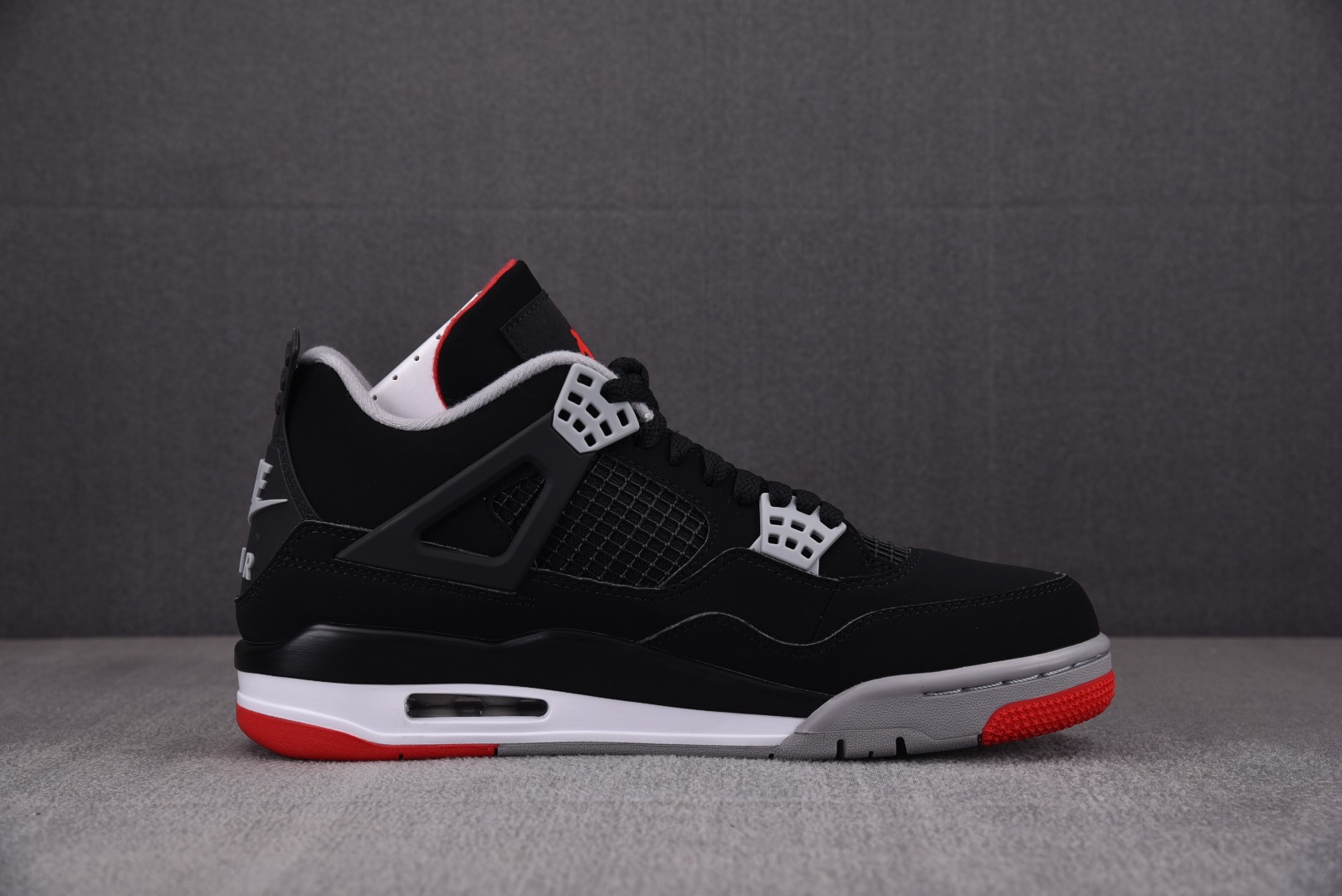 AJ4黑红公牛鞋码40.5-48.5带半码纯原出品-AirJordan4RetroBred2019黑红公