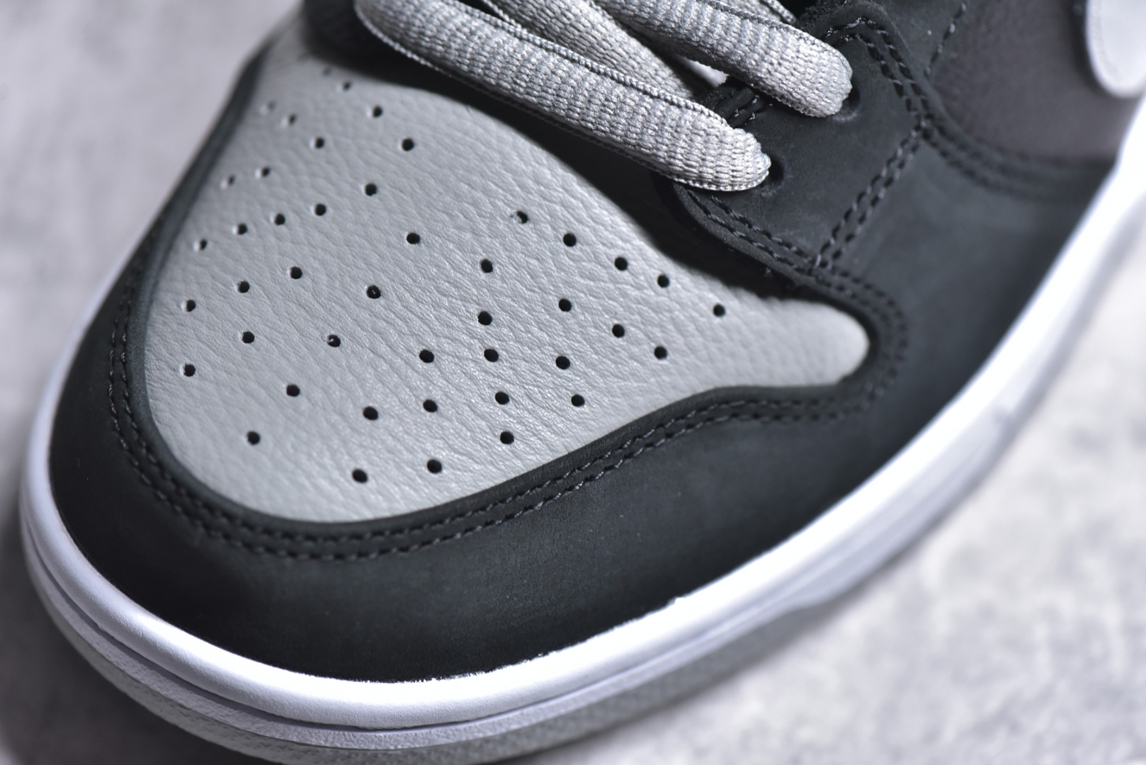 ▪️Detalles de autenticación NK SB Dunk Low J-Pack "Shadow" Sombra gris