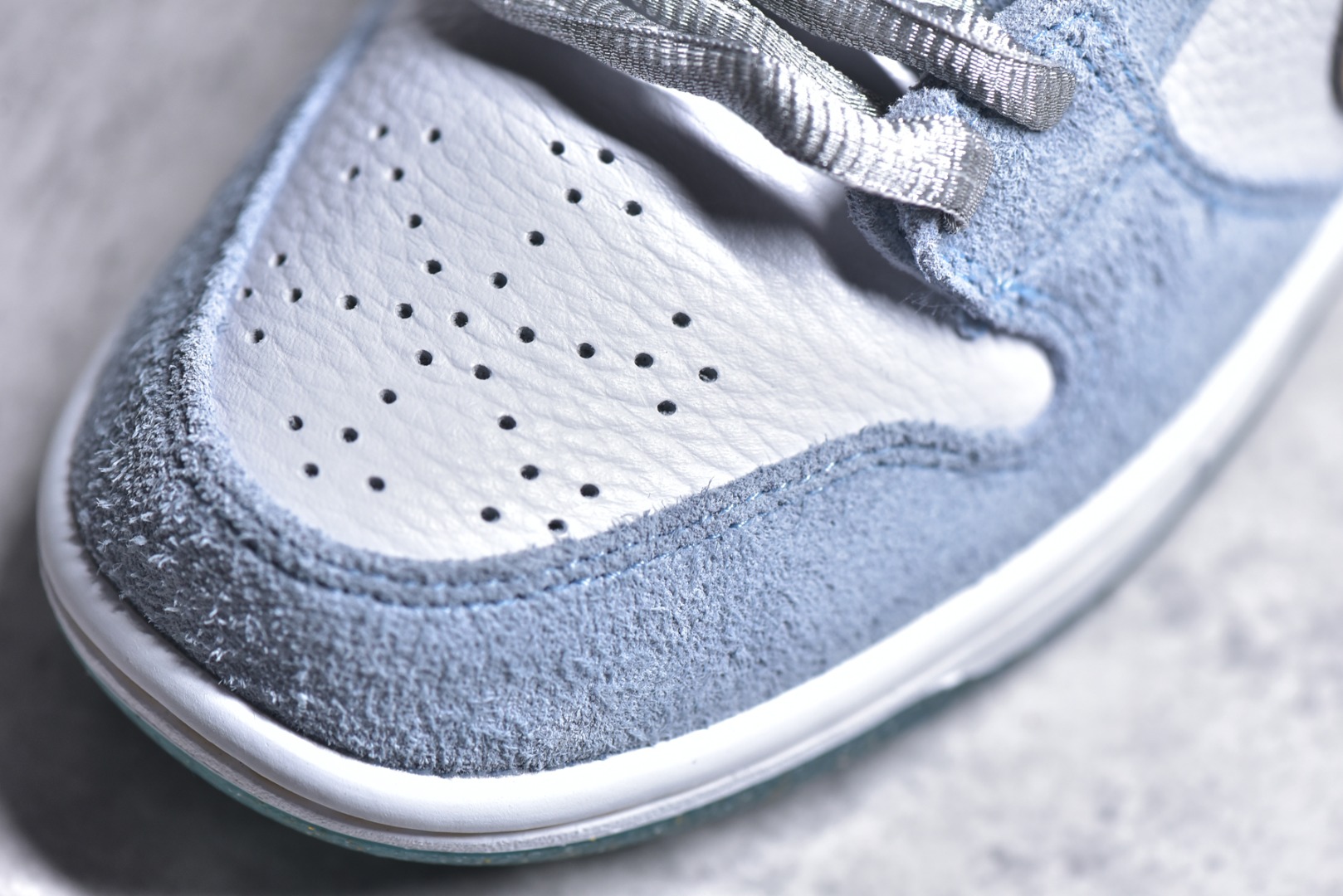 ▪️Detalles de autenticación Sean Cliver x NK SB Dunk Low "Holiday Special" San Valentín azul hielo