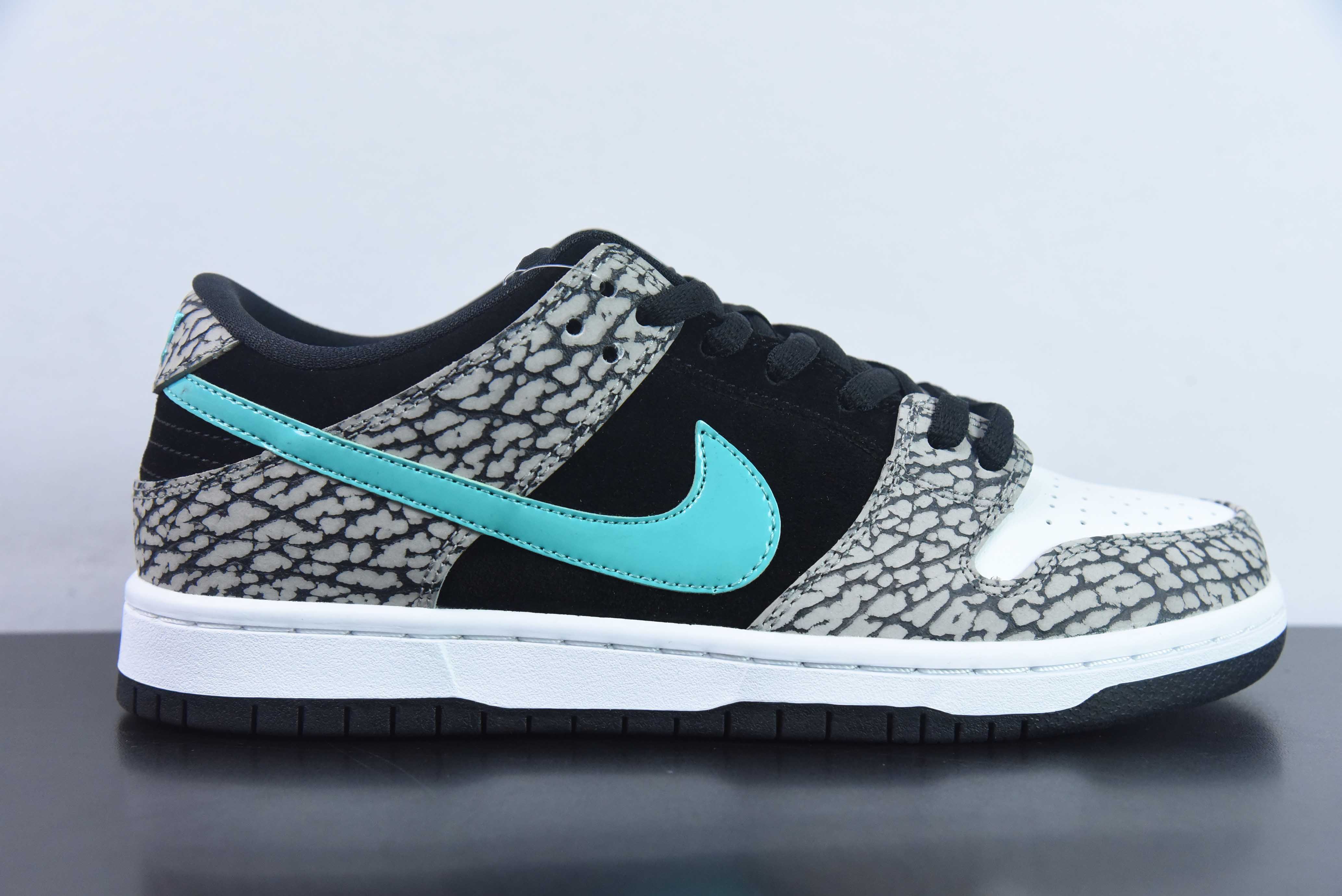 GNX25376732 Nk Dunk Low Pro “clear jade” 大象爆裂纹 SB低帮运动休闲板鞋 货号：BQ6817-009 尺码：36-46