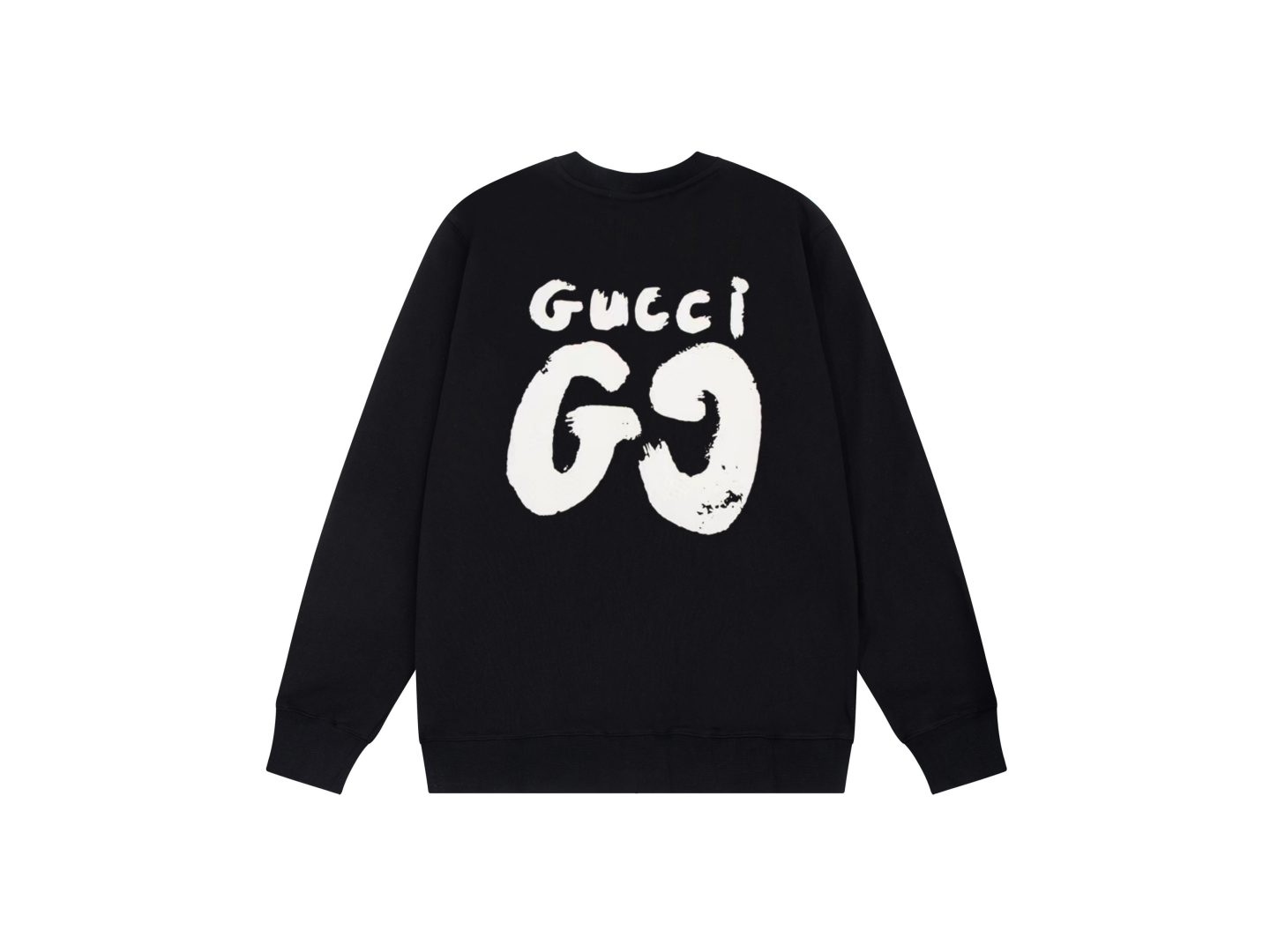 Gucci Odzież Bluzy Czarny Biały Drukowanie Unisex Kolekcja wiosenno-letnia Fashion