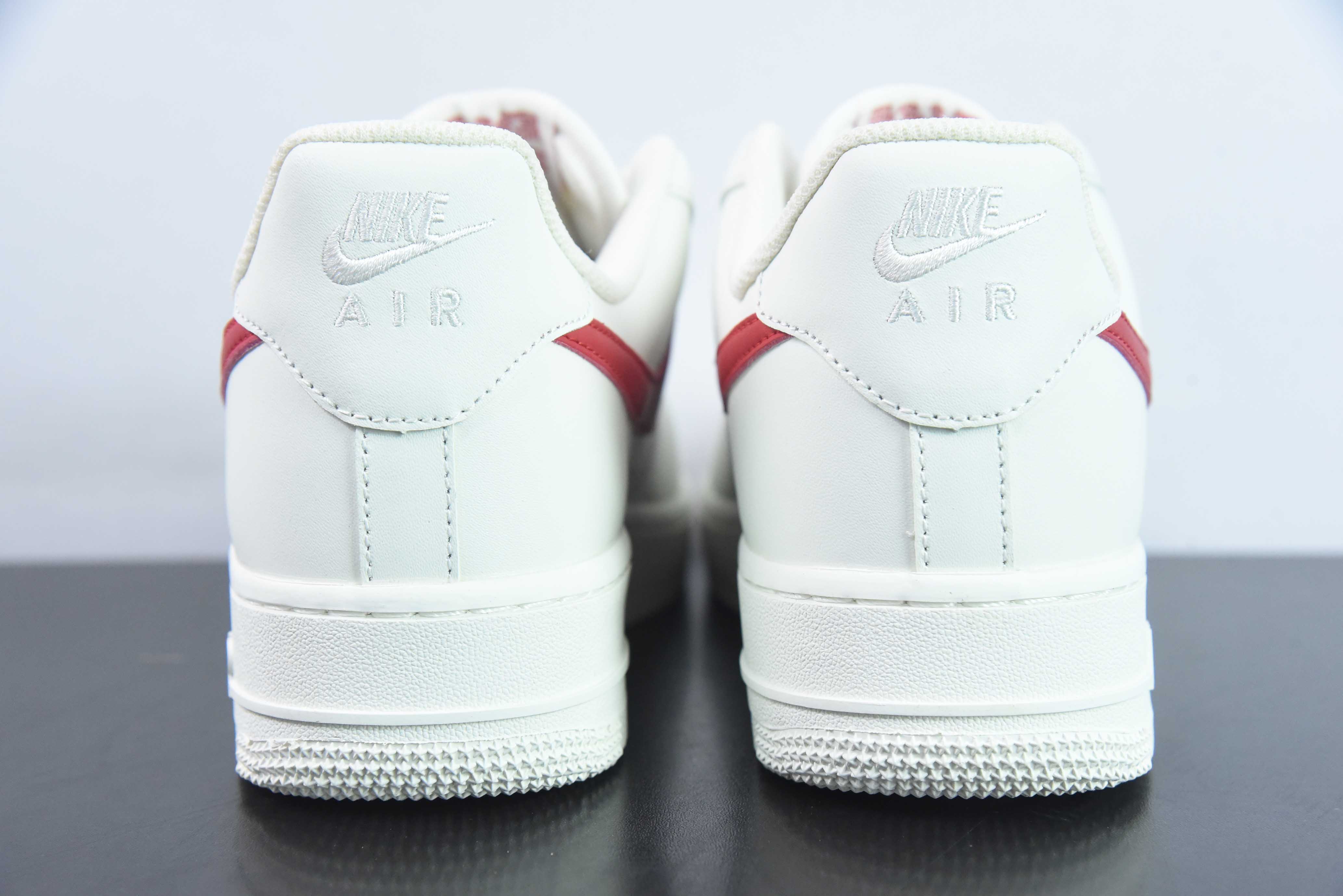 Nk Air Force 1'07 Low 元年复刻 奶白红 校园红 空军一号低帮休闲板鞋 货号:315122-126