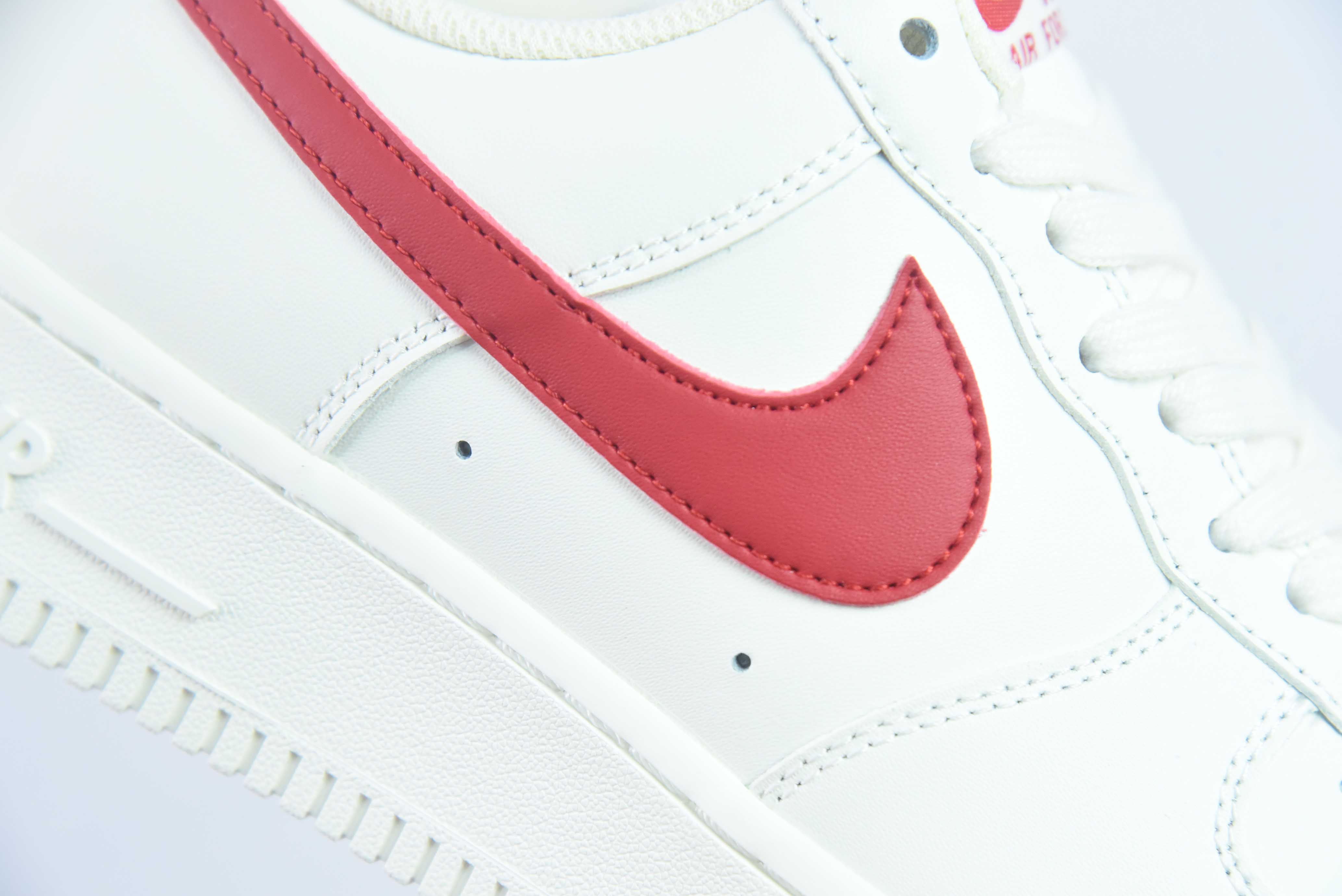 Nk Air Force 1'07 Low 元年复刻 奶白红 校园红 空军一号低帮休闲板鞋 货号:315122-126