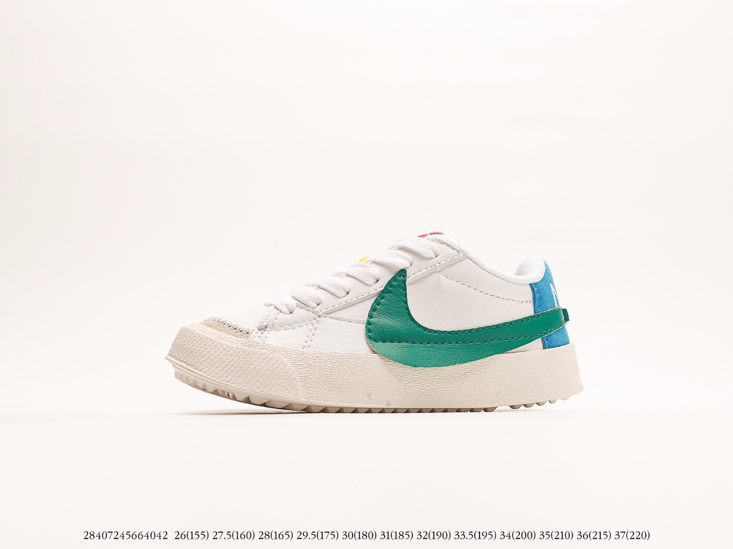$ Zapatos deportivos para niños Nike Blazer 77 Low Jumbo «Blanco, Gris, Rojo Universitario» 1977 Ser