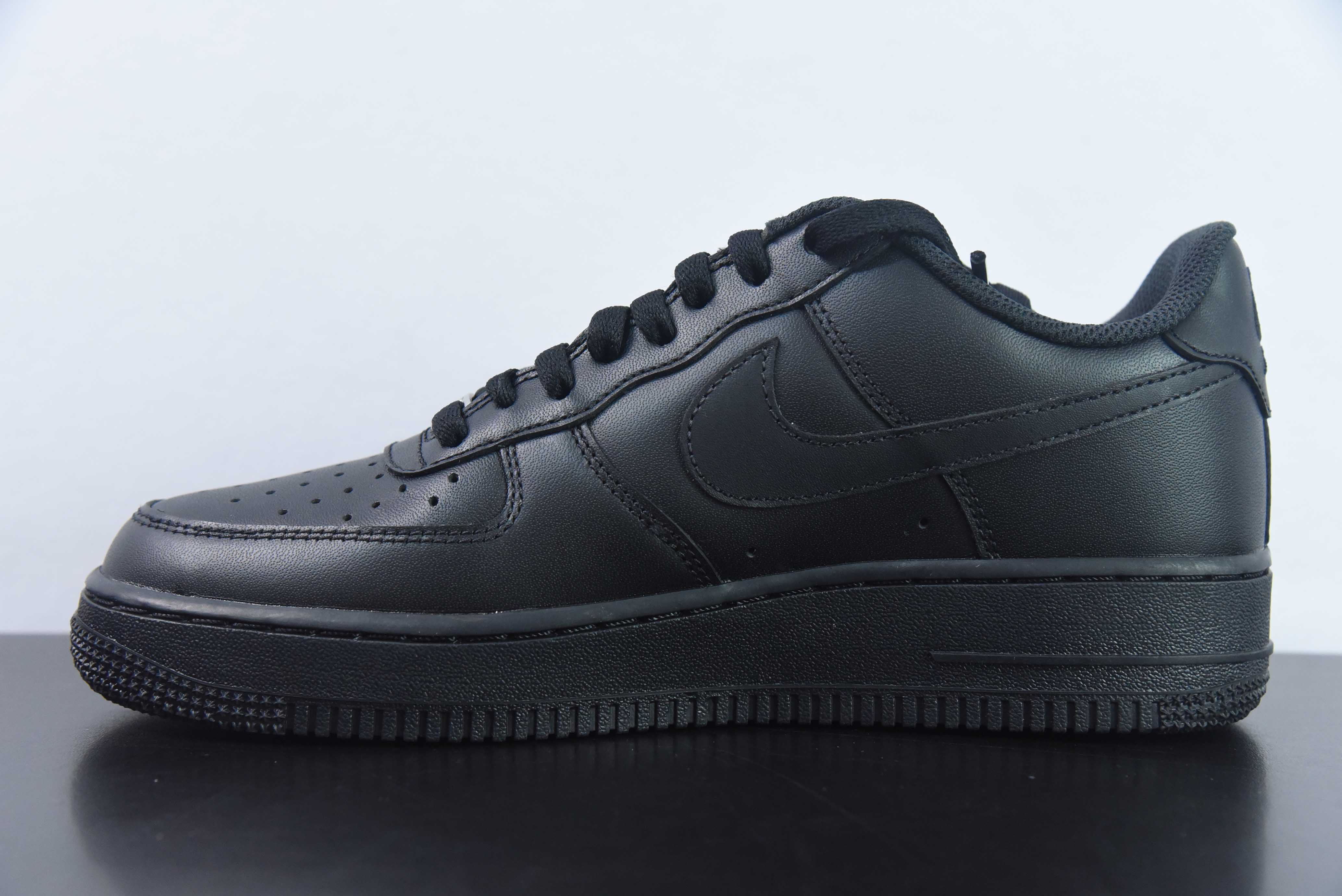 NK Air Force 1 Low '07 空军一号纯黑低帮经典板鞋 空军纯黑 货号CW2288-001