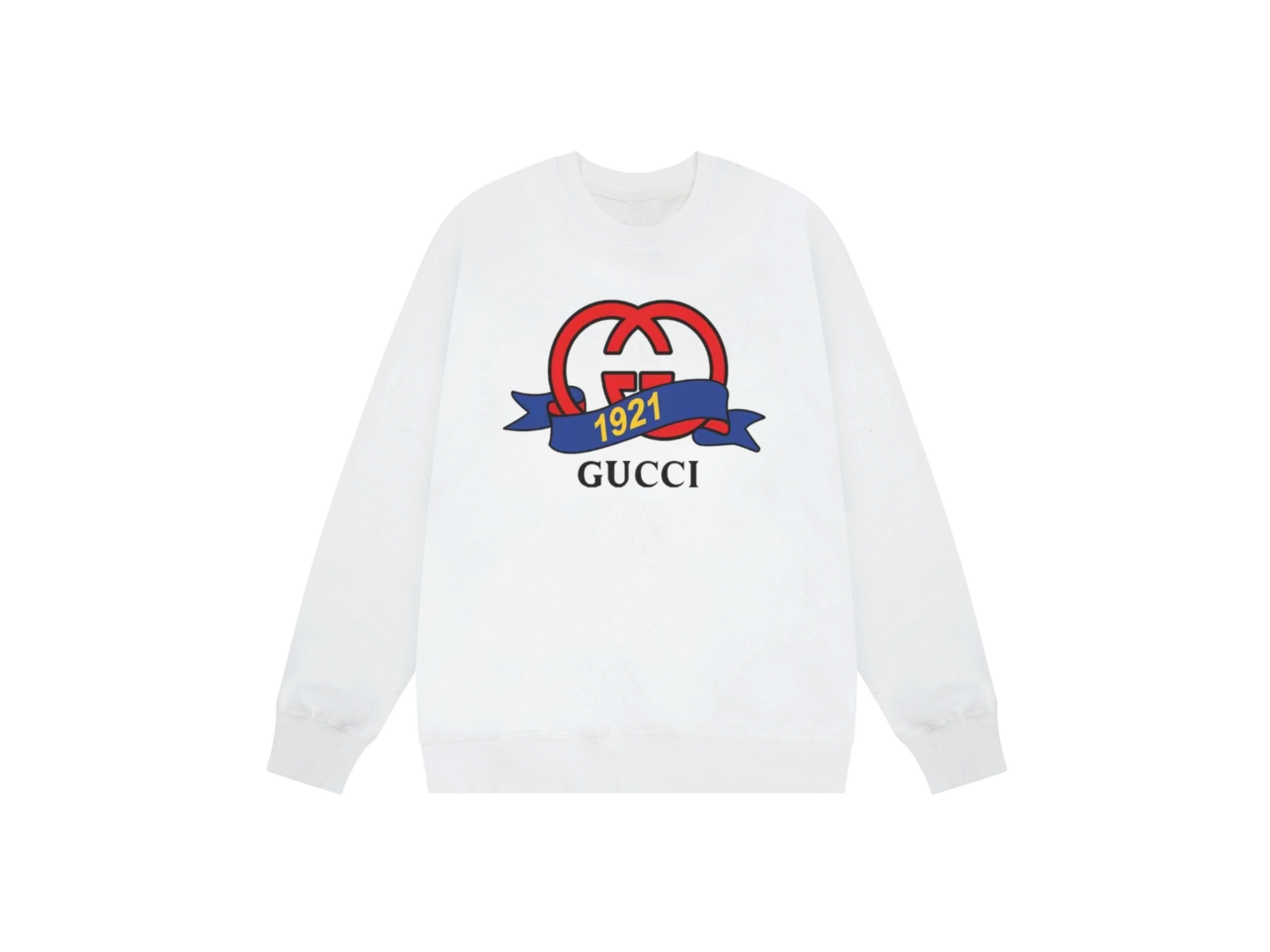 Gucci Odzież Bluzy Czarny Biały Unisex Kolekcja wiosenno-letnia Fashion