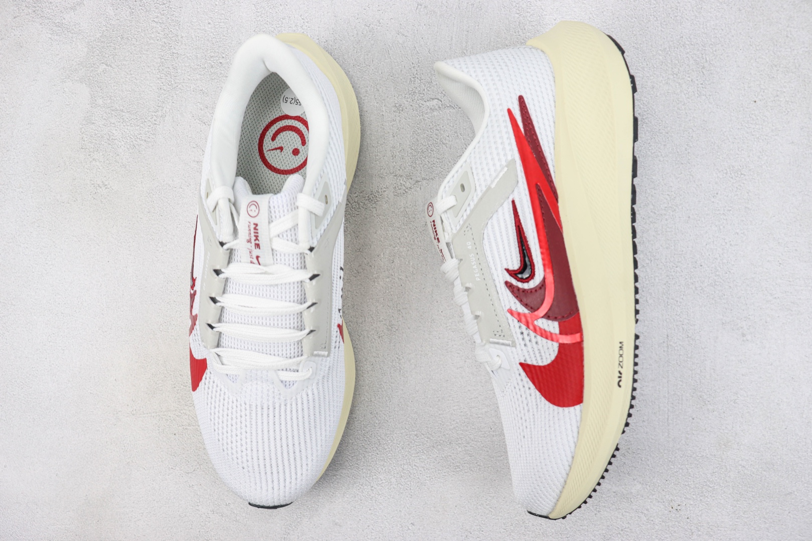 Nike Air Zoom Pegasus 40 White/Red Running Shoes - FB7703 100 1 o 1h87ipe6f1rk3t0i14ghja61uaq7