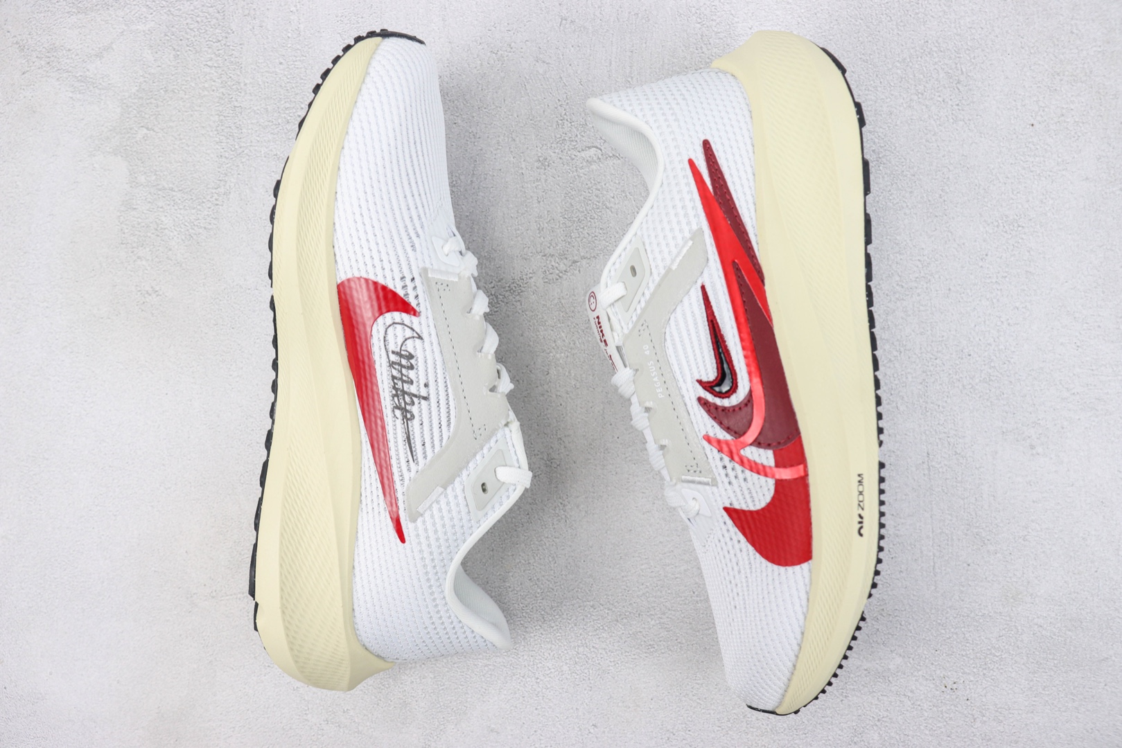 Nike Air Zoom Pegasus 40 White/Red Running Shoes - FB7703 100 3 o 1h87ipe6f1s2tfnf171n1ghp17718