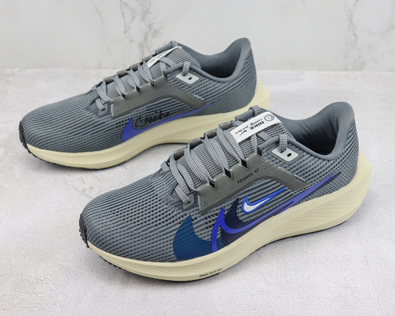 Nike Air Zoom Pegasus 40 Running Shoes - Gray/Blue, FB7179-002 - All Sizes 7 o 1h87iqo1m10tq125puvkk59se51g