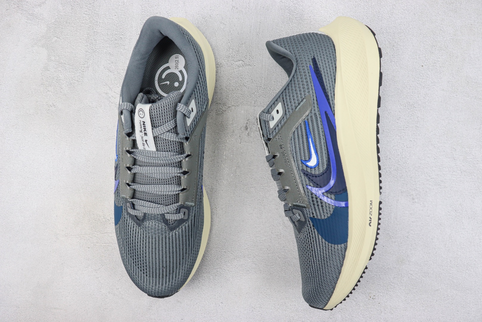 Nike Air Zoom Pegasus 40 Running Shoes - Gray/Blue, FB7179-002 - All Sizes 2 o 1h87iqo1m22b1pstmip1br21dcv1h