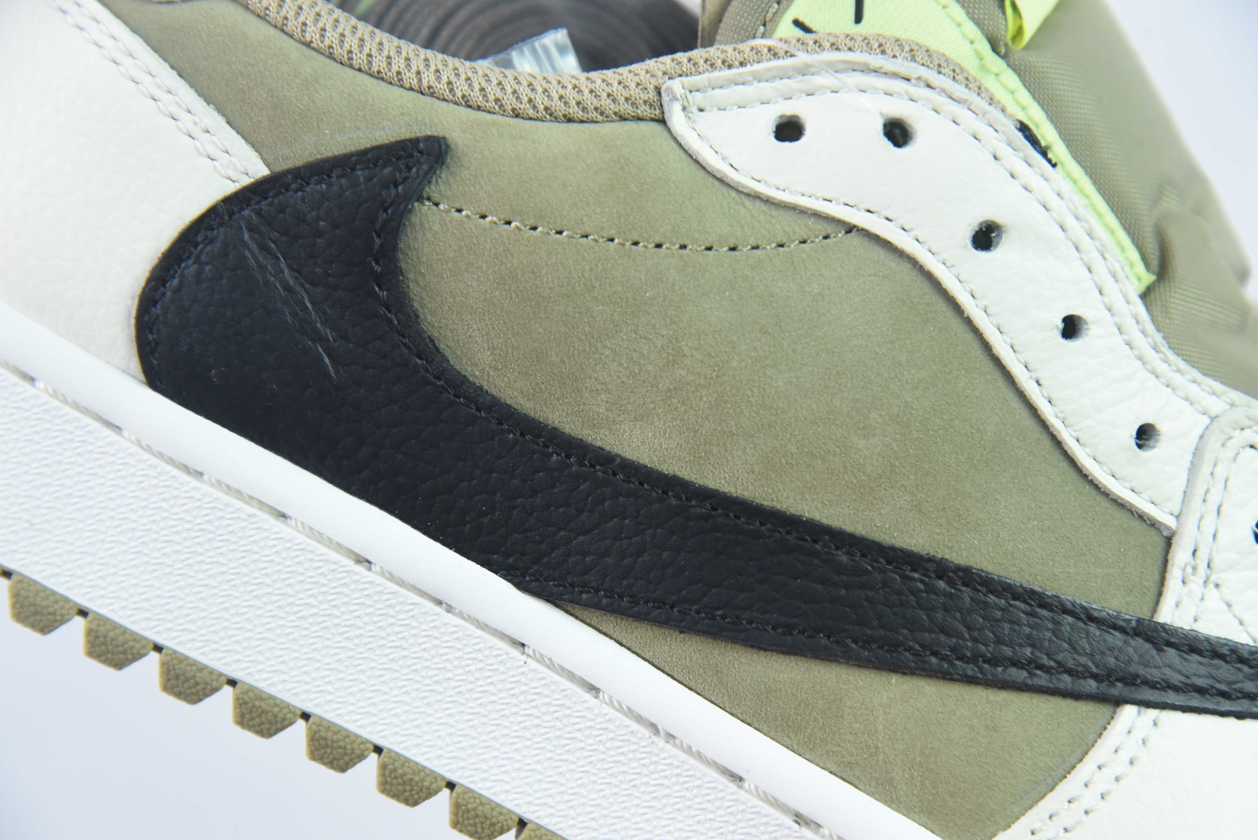 Air Jordan AJ1 Low Golf "Olive" TS联名倒钩高尔夫低帮6.0 货号：FZ3124-200